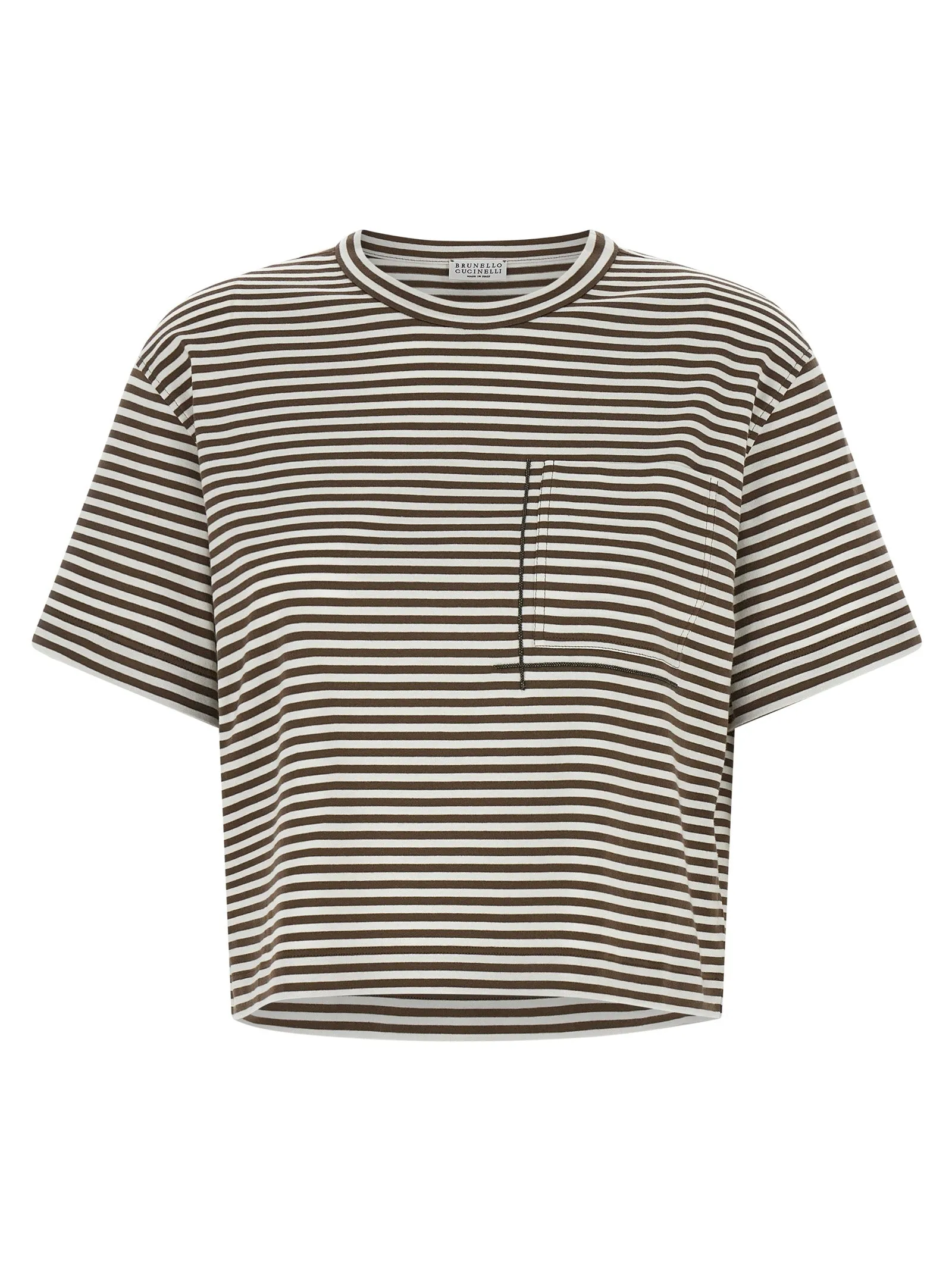 Monile T Shirt Marrone