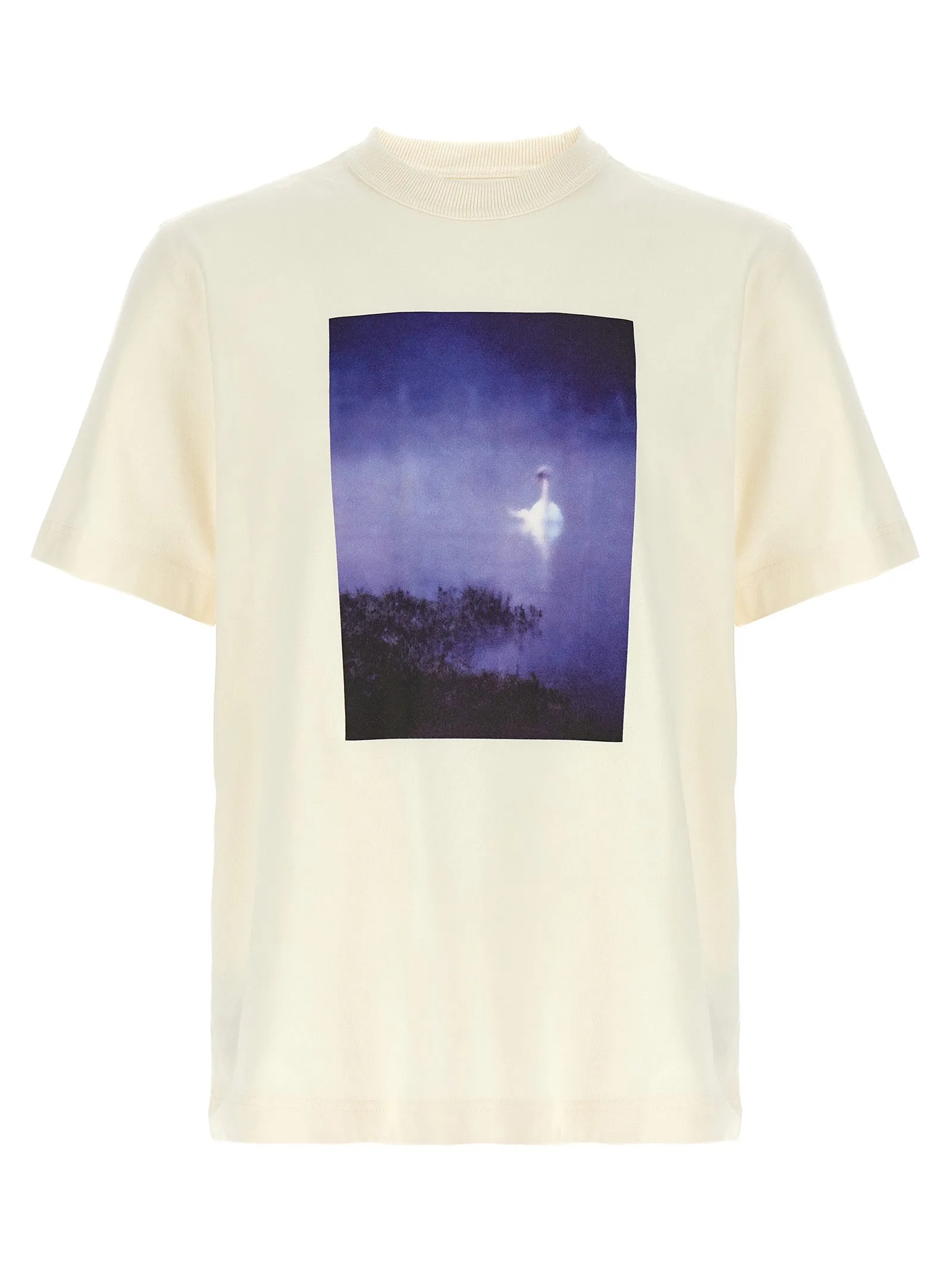 Archive Con Cigno T Shirt Bianco