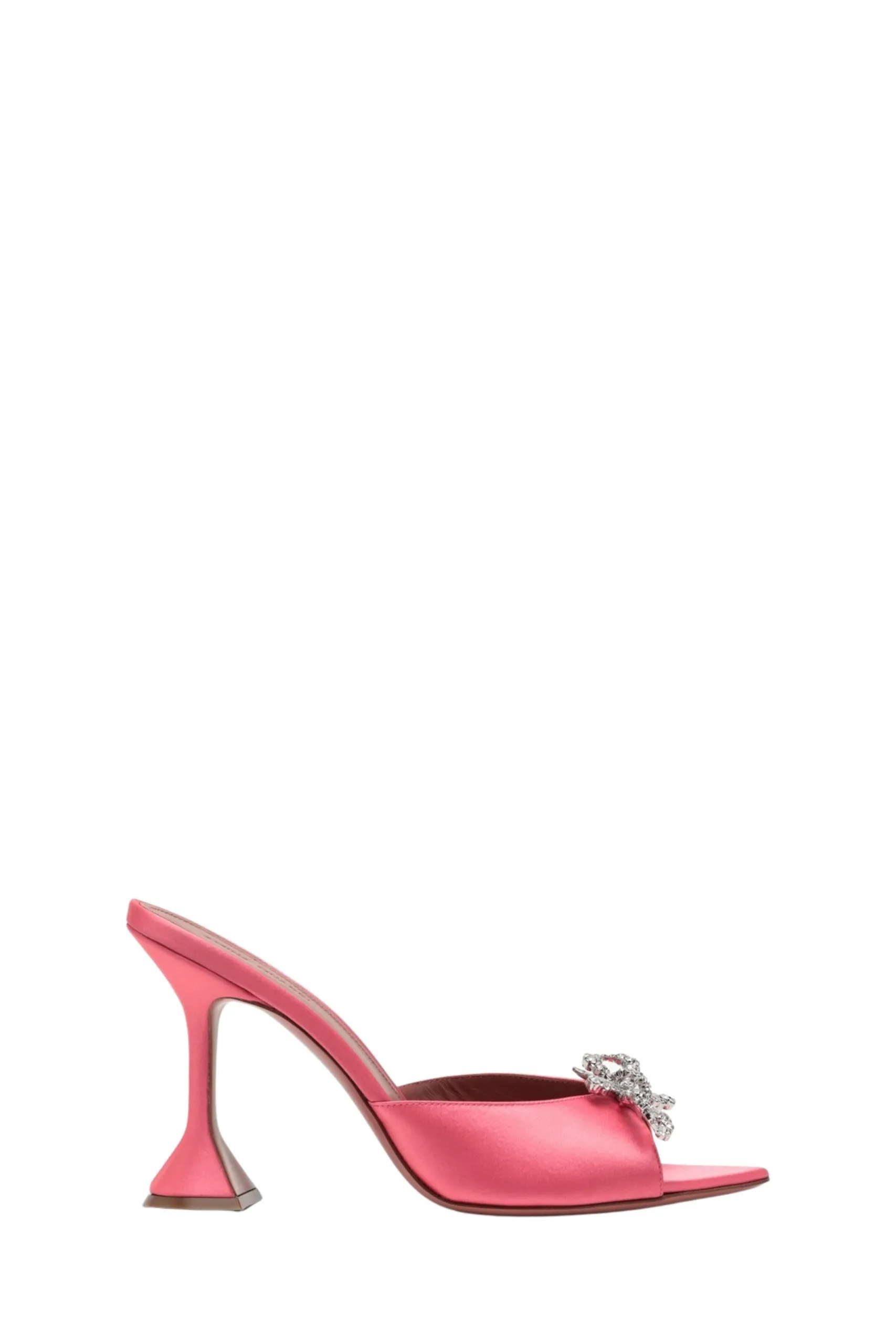 Mules Rosie in Raso Rosa