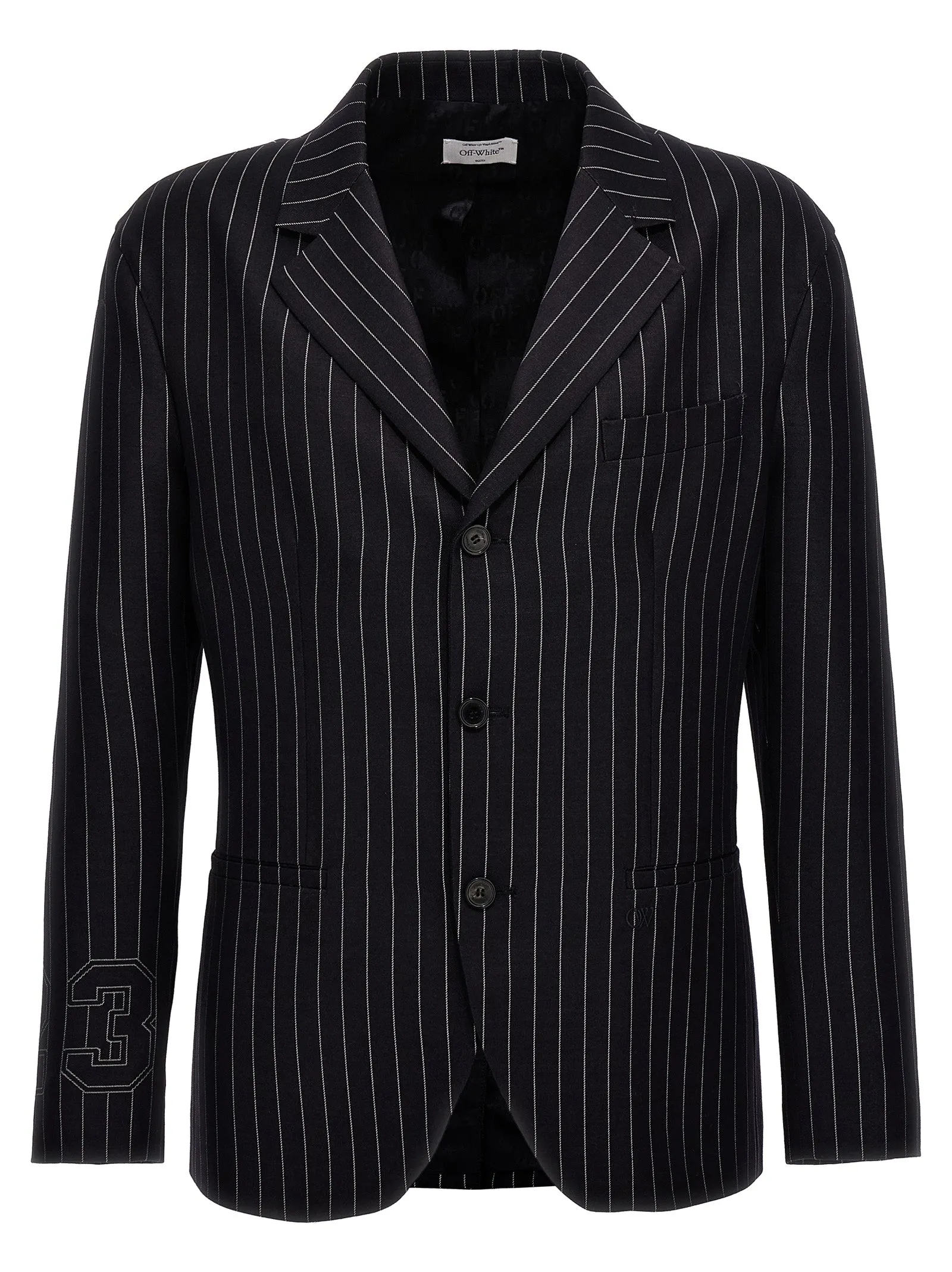 23 Pinstripes Blazer Blu