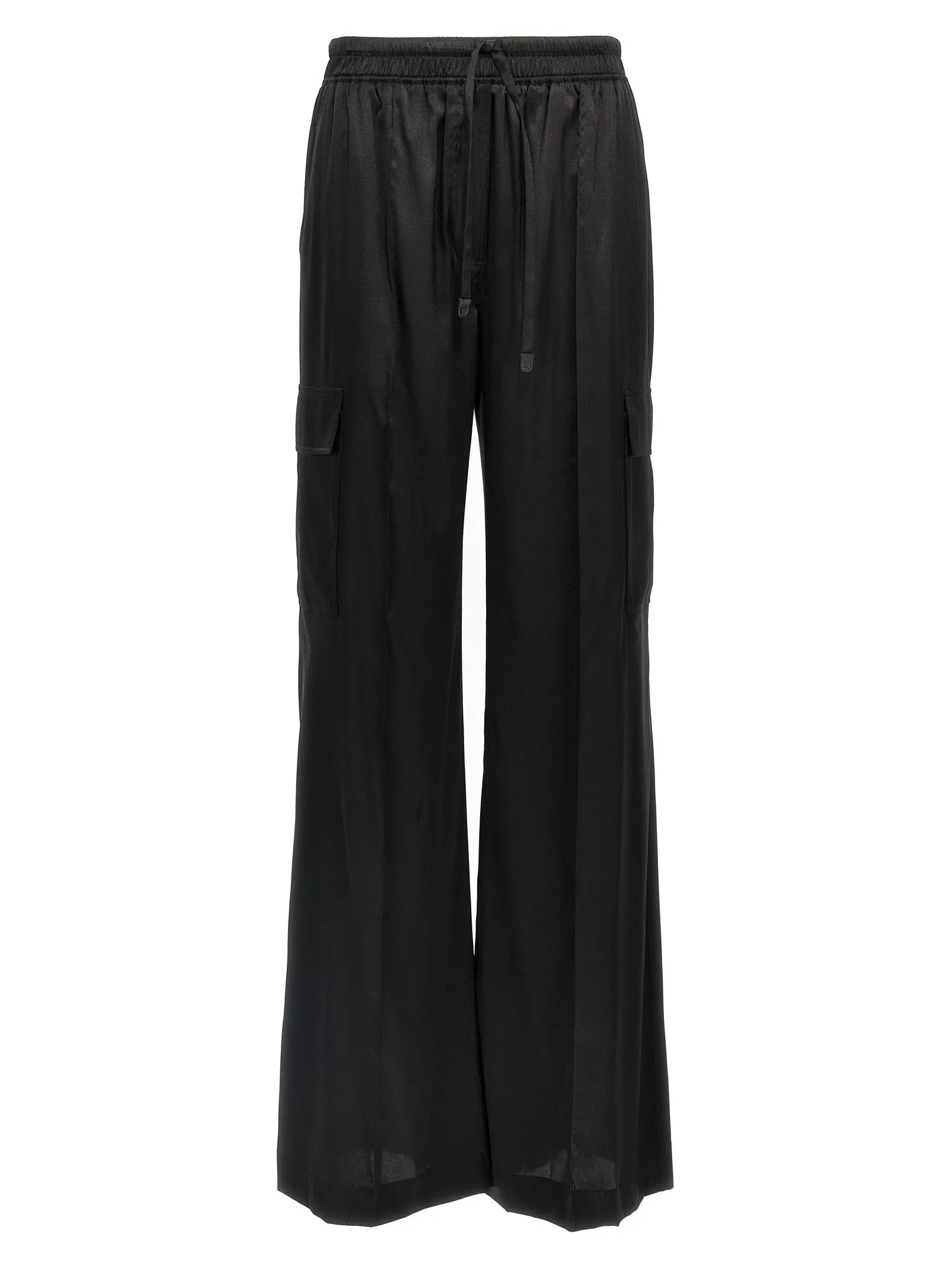 Cargo Silk Pantaloni Nero