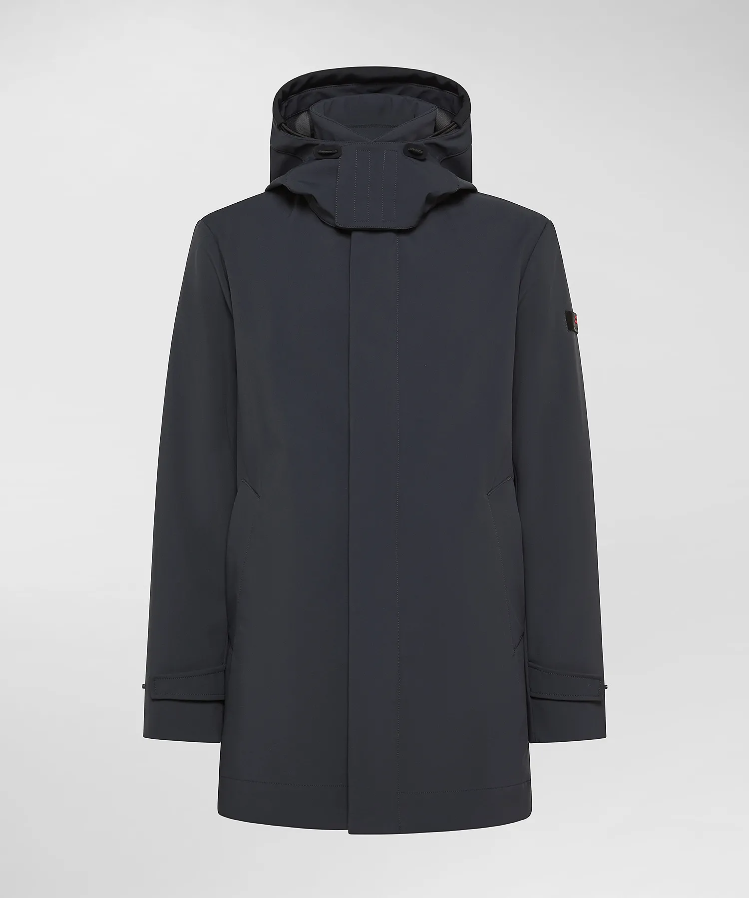 TRENCH IN TESSUTO TECNICO ANTIPIOGGIA E ANTIVENTO