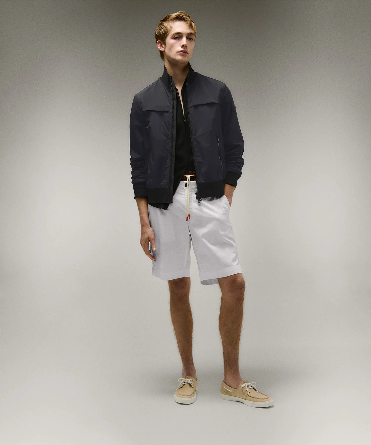 Bomber in popeline tecnico