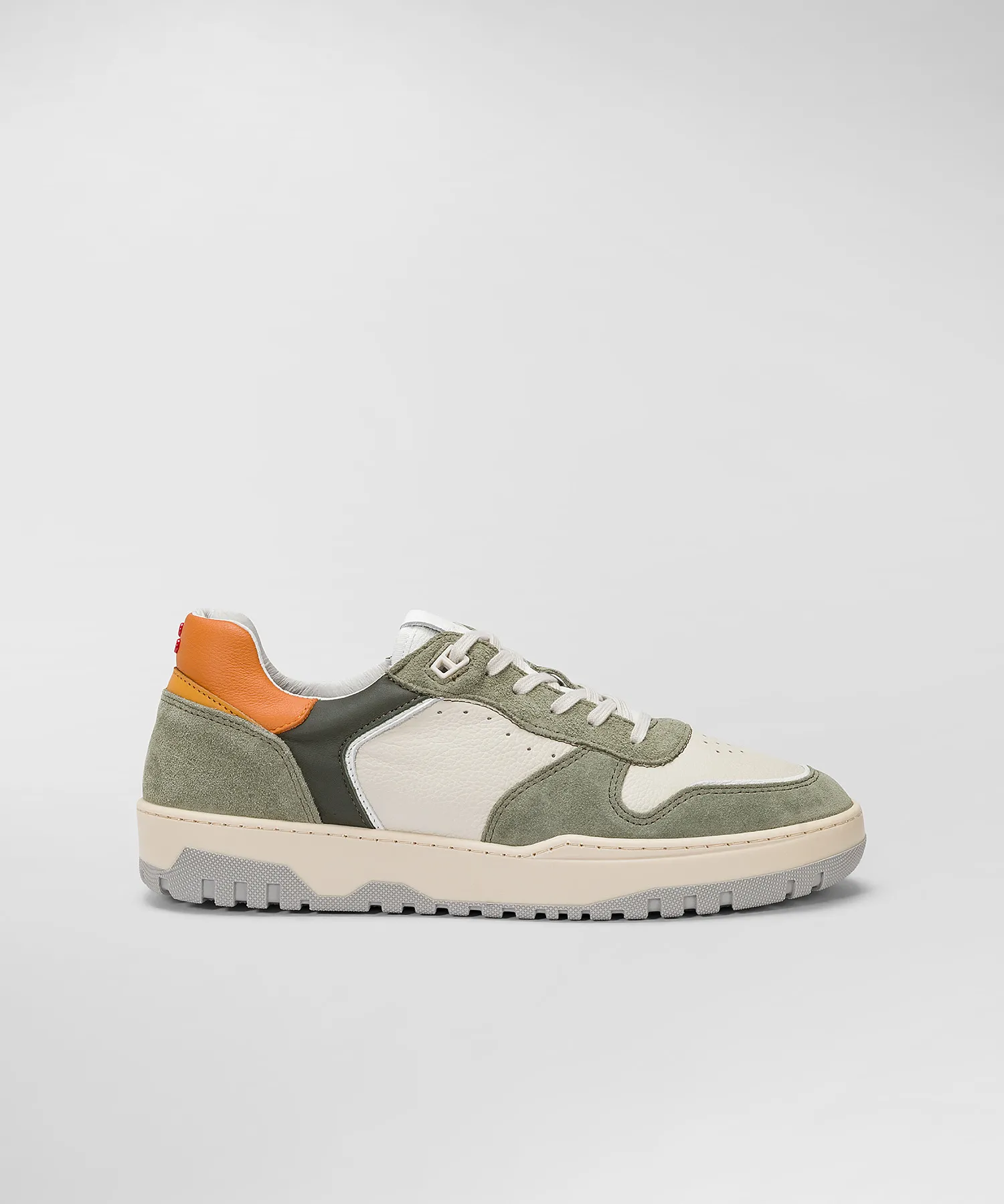 Sneakers Basket In Suede E Pelle