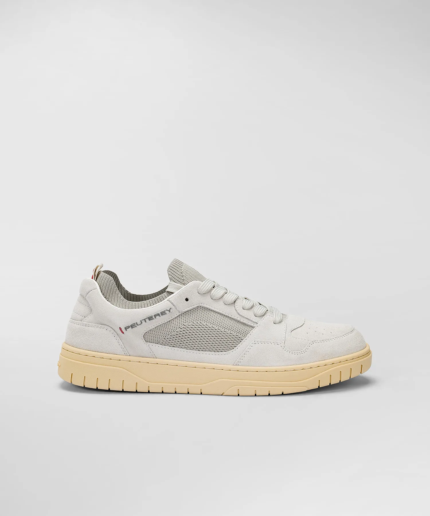 Sneakers in suede e maglina tecnica