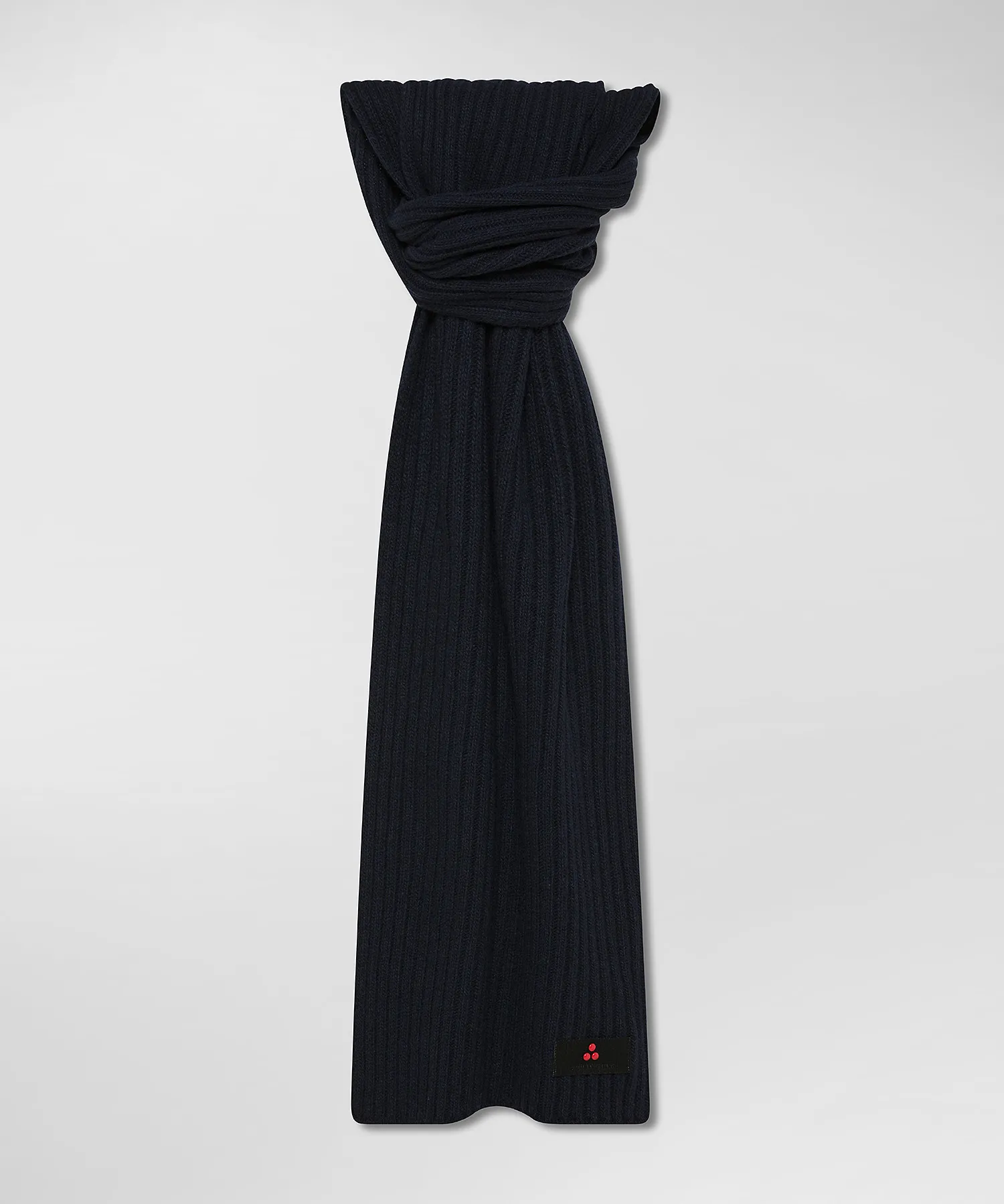 Sciarpa in misto cachemire a coste