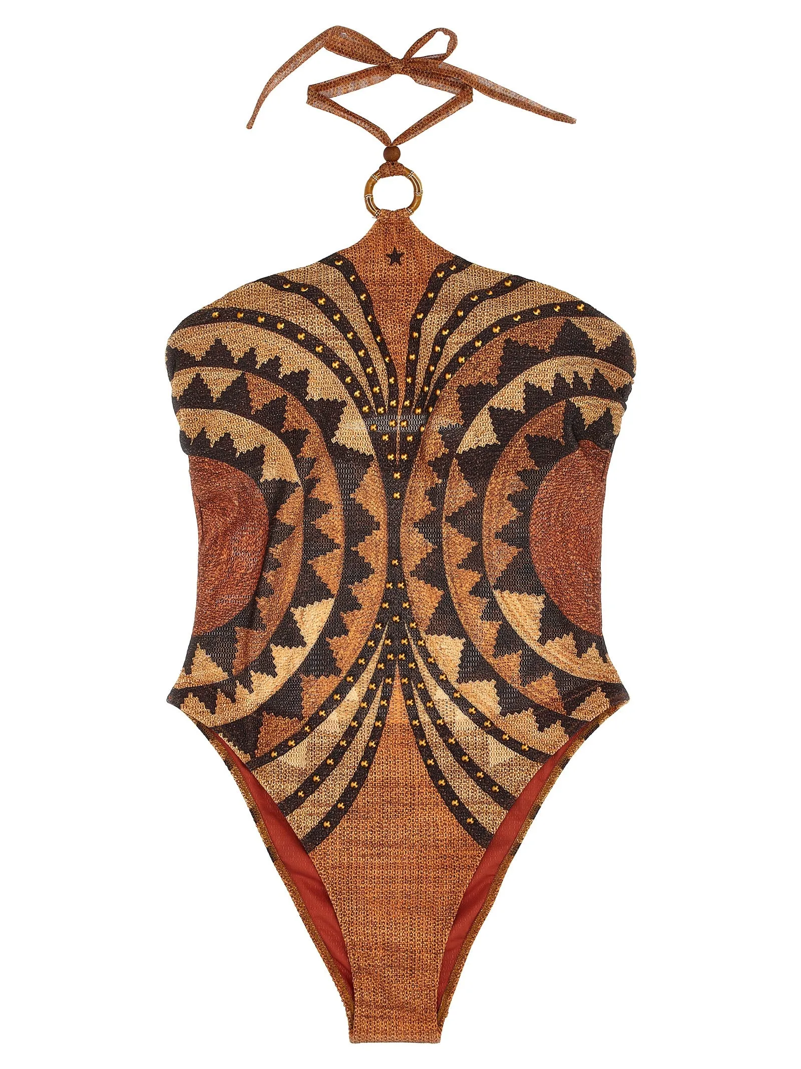 Intreccio Africano Beachwear Marrone