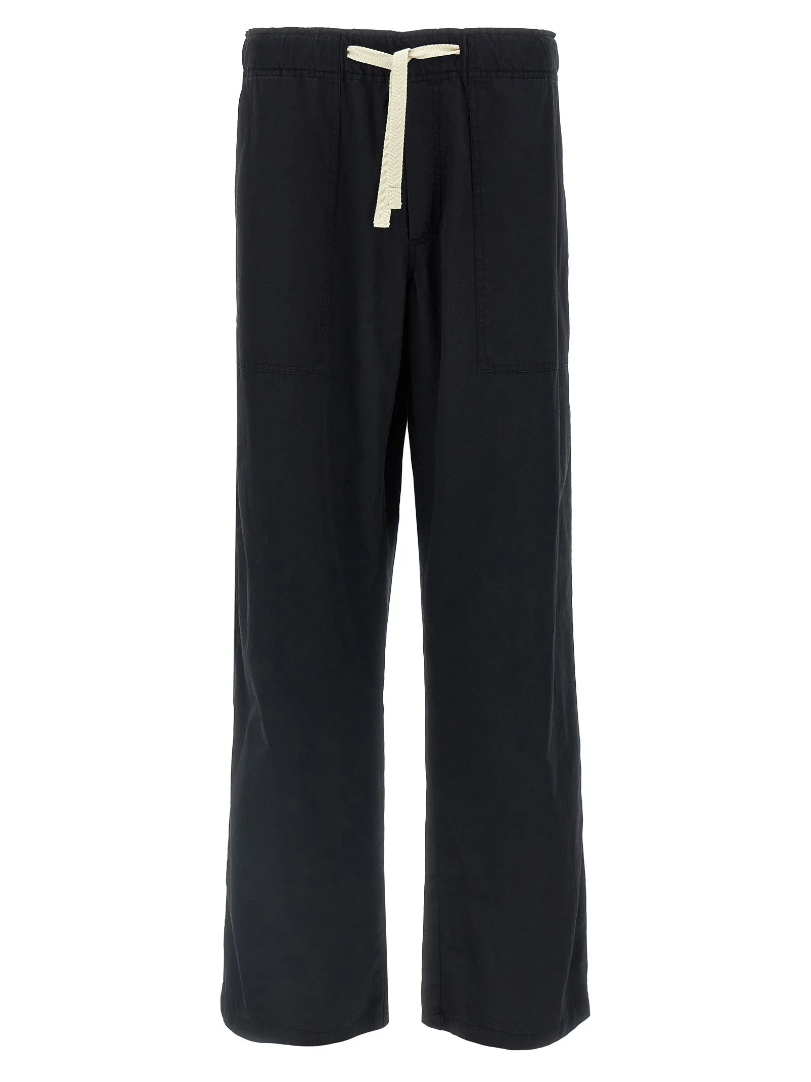 Curved Logo Pantaloni Nero