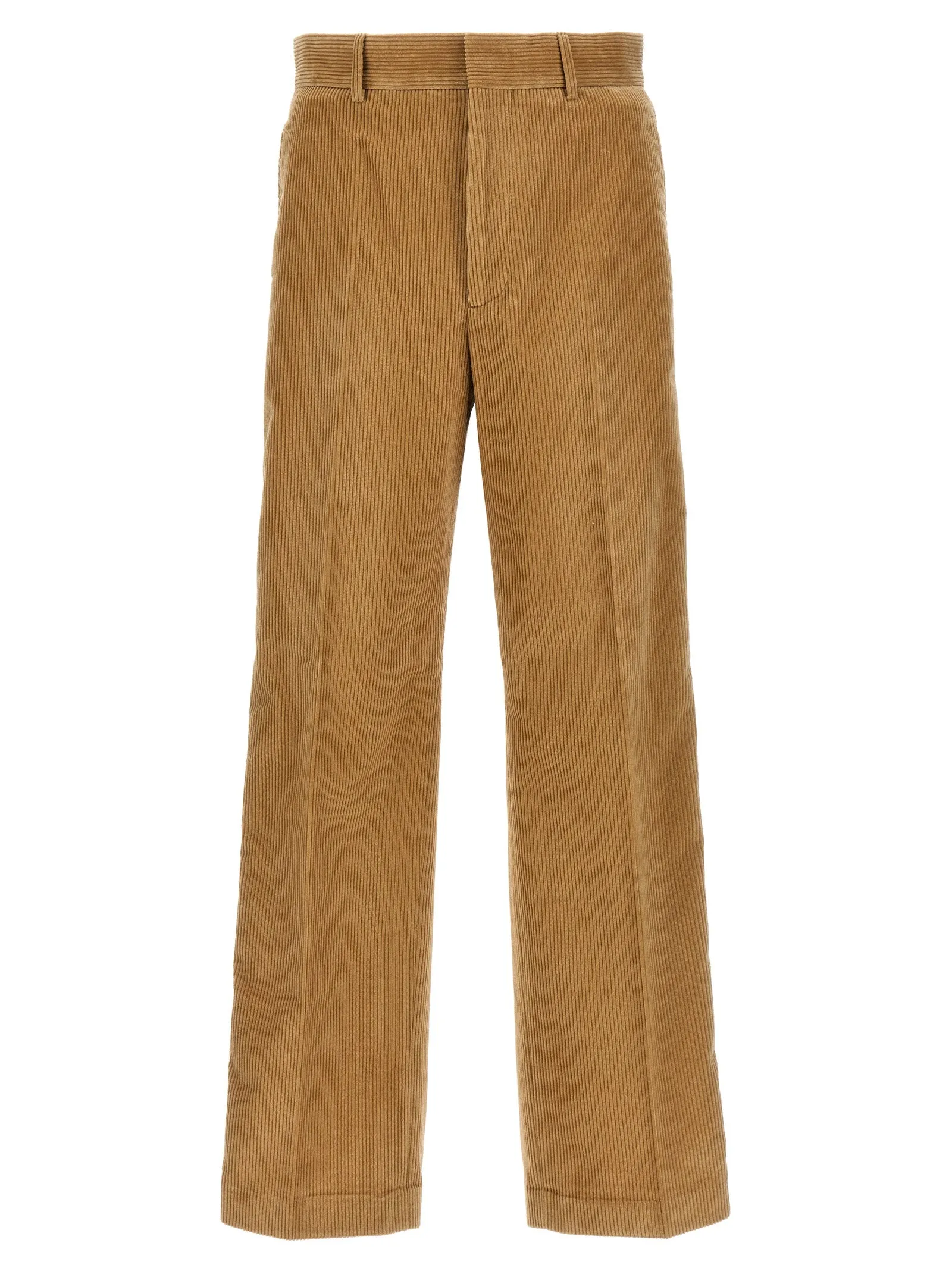 Corduory Suit Tape Pantaloni Beige