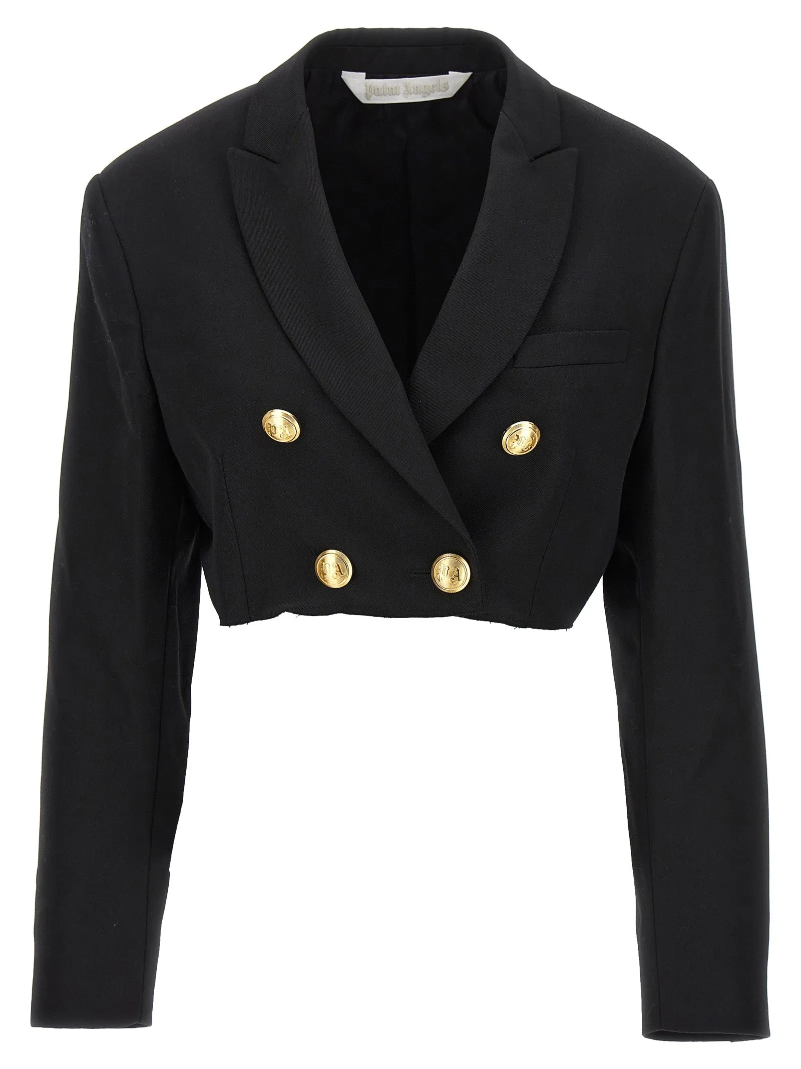Cropped Blazer Blazers Nero