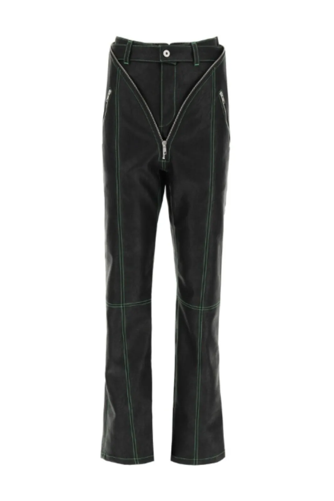 Pantaloni in Pelle Nera