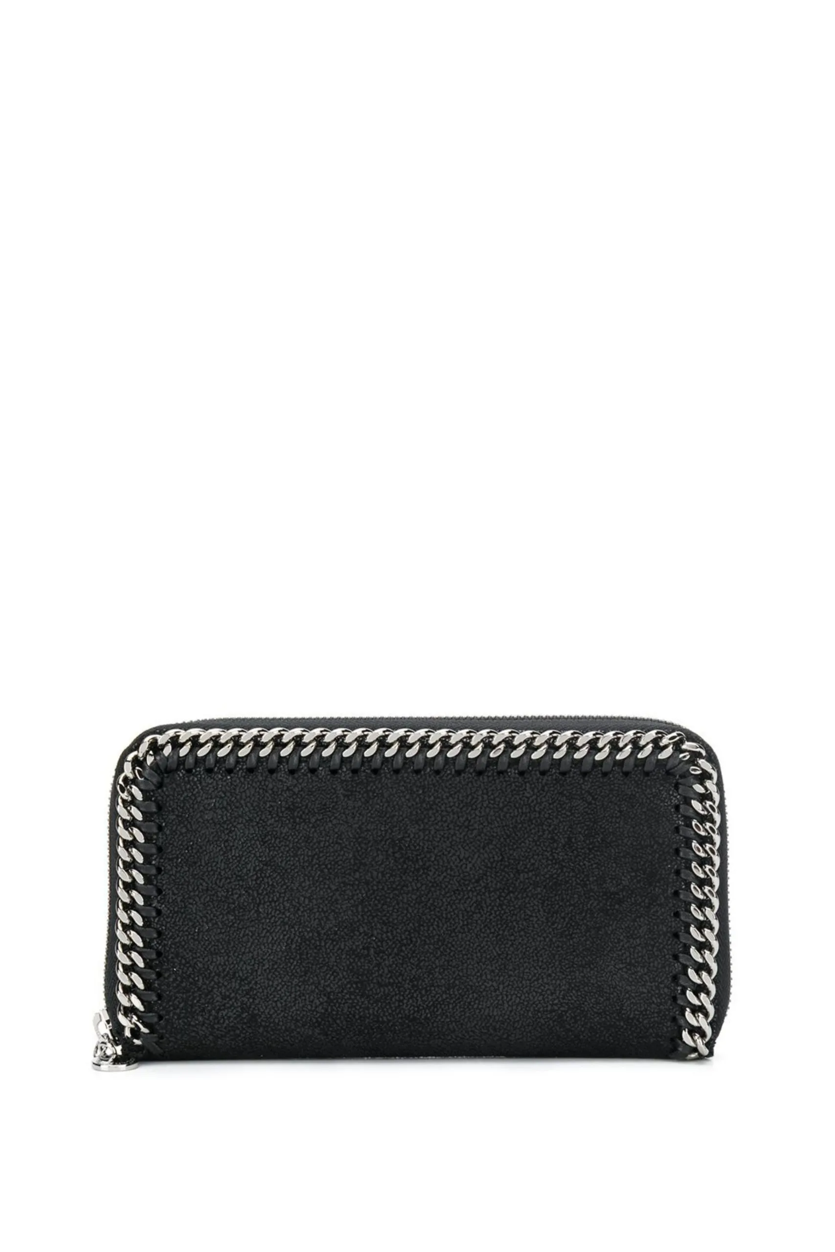 Portafoglio Falabella Zip Around Nero e Argento