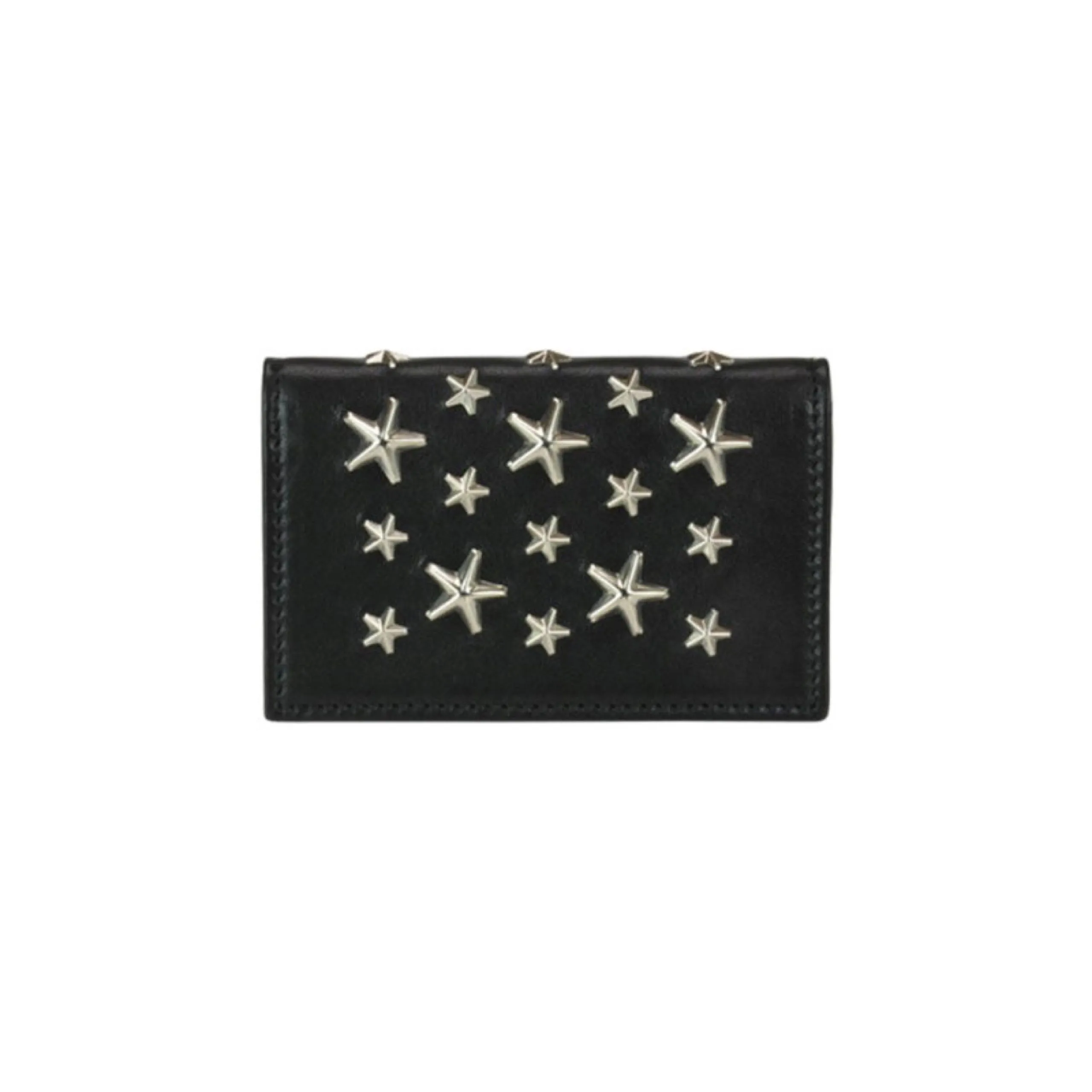 Portafoglio Nello borchie pelle nero