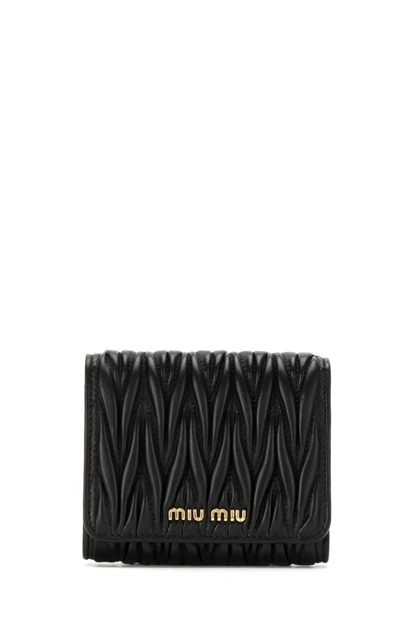 Portafoglio Piccolo Nero in Nappa