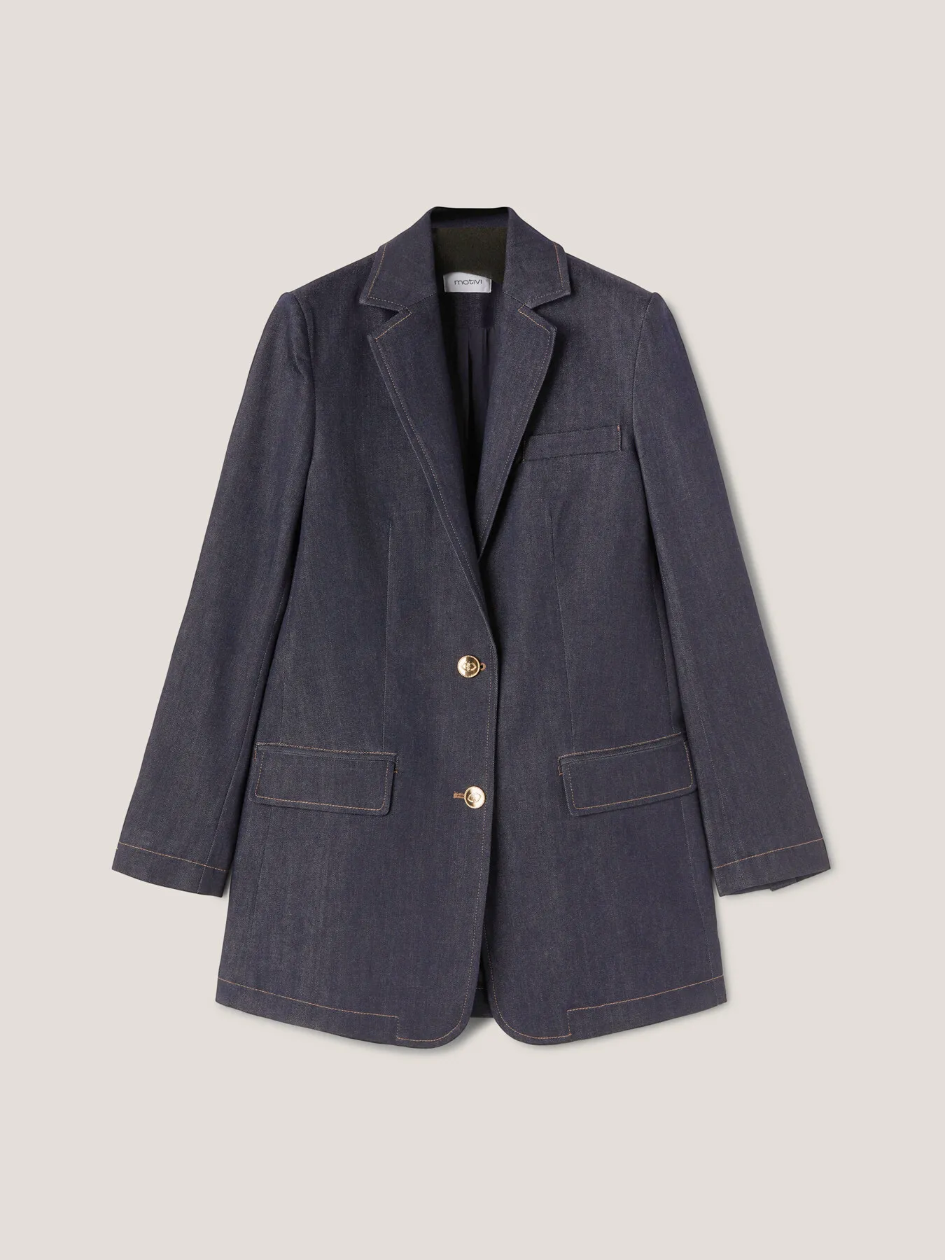 Blazer over in denim