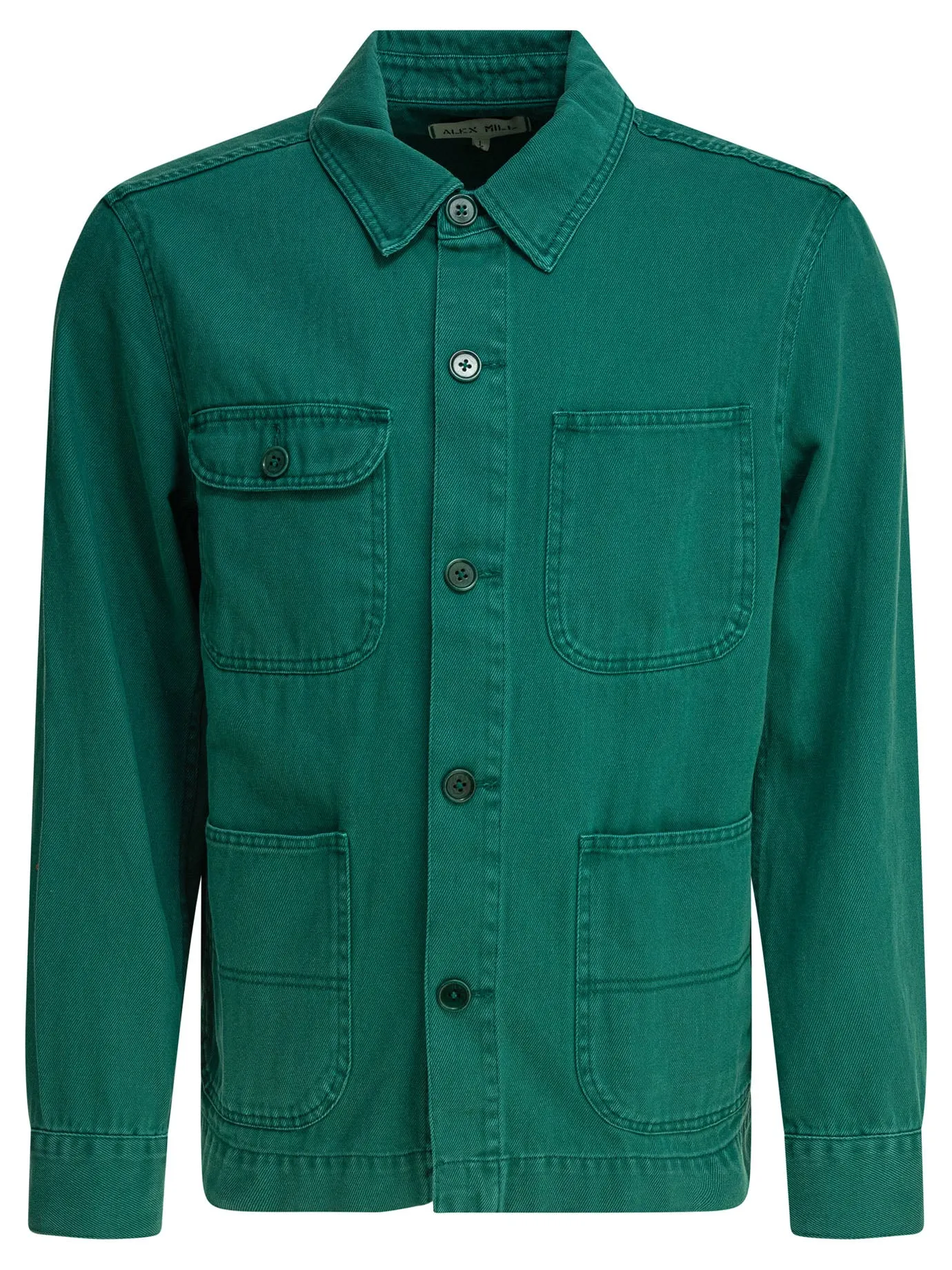 Work Overshirt Jacket Giacche Verde