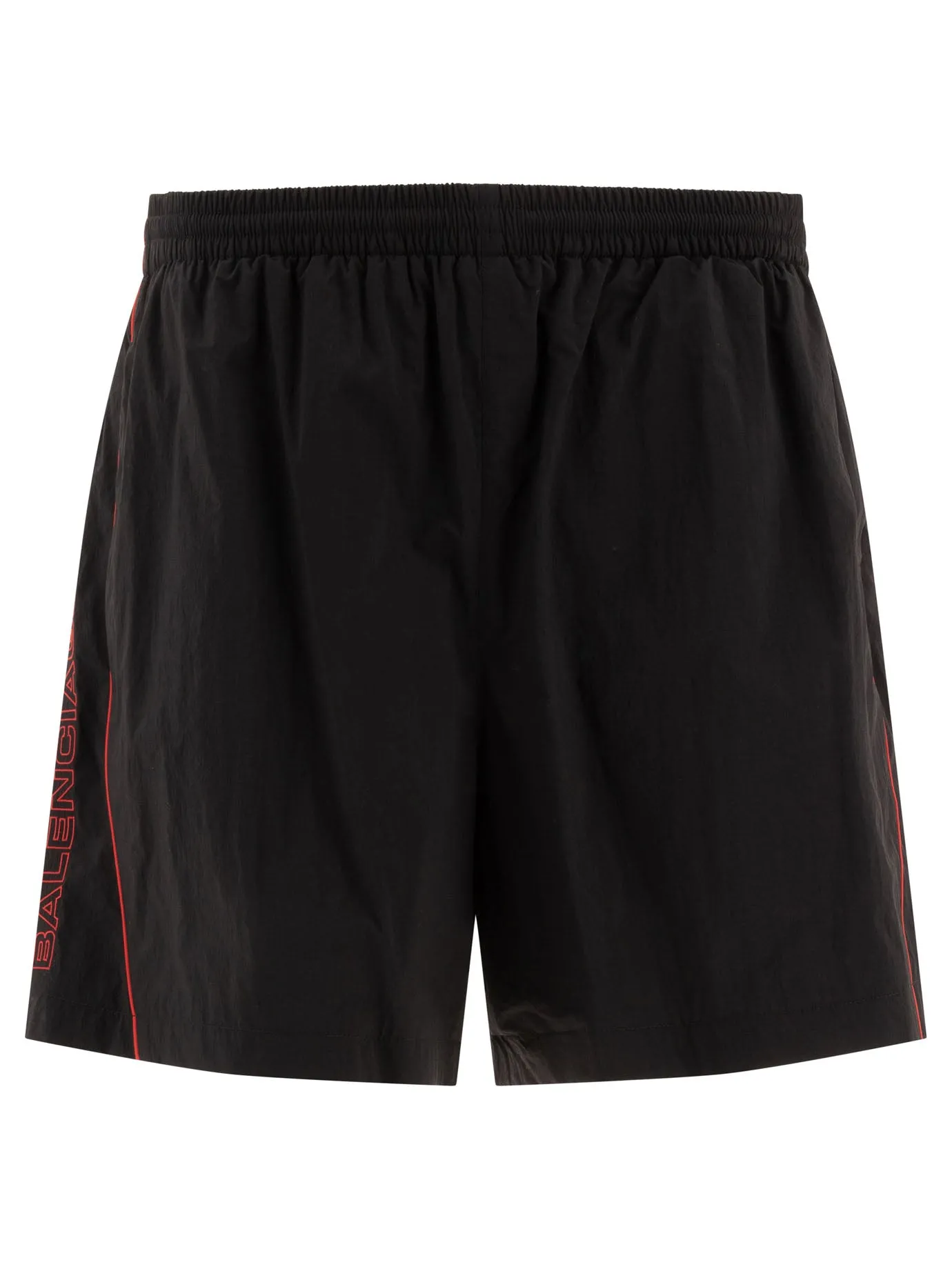 Short With Logo Shorts Nero