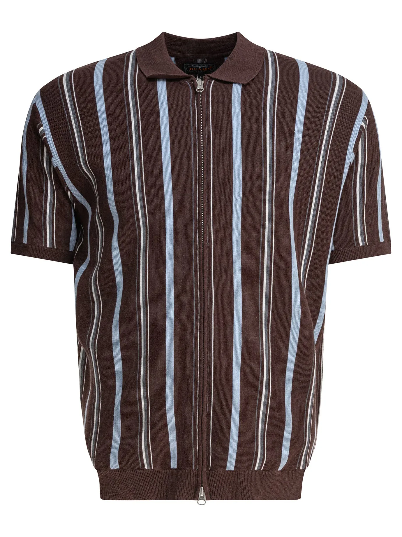 Polo Shirt With Zipper Polo Shirts Marrone