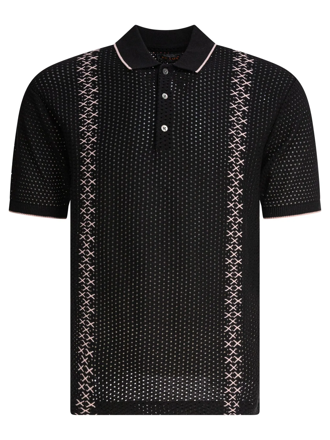 Perforated Polo Shirt Polo Shirts Nero