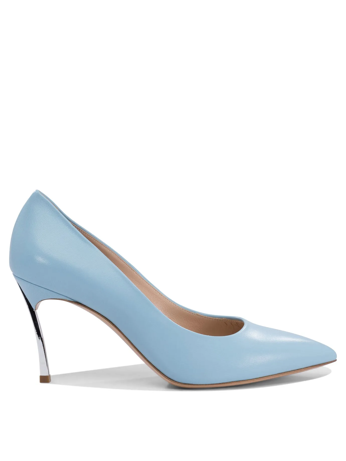 Heeled Shoes Light Blue