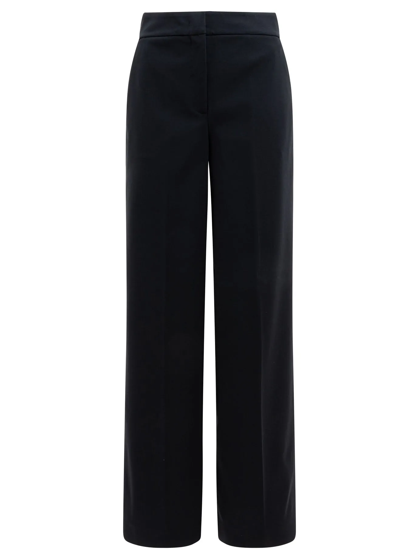 Straight-Leg Trousers Nero