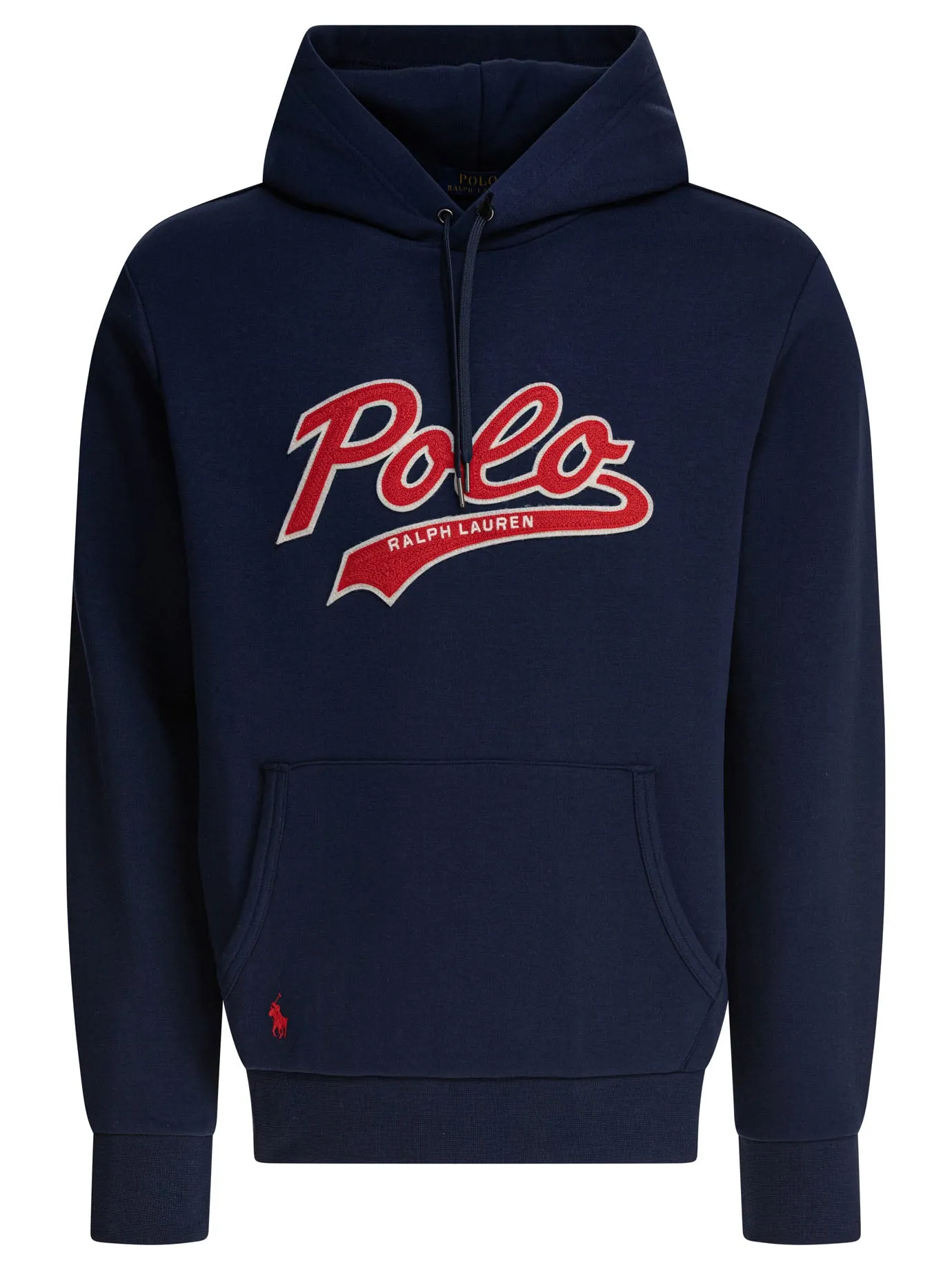 Hoodie With Logo Sweatshirts Blu