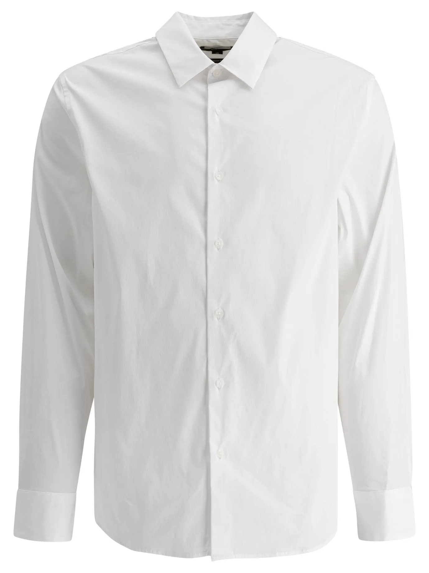 Cotton Poplin Shirt Shirts Bianco