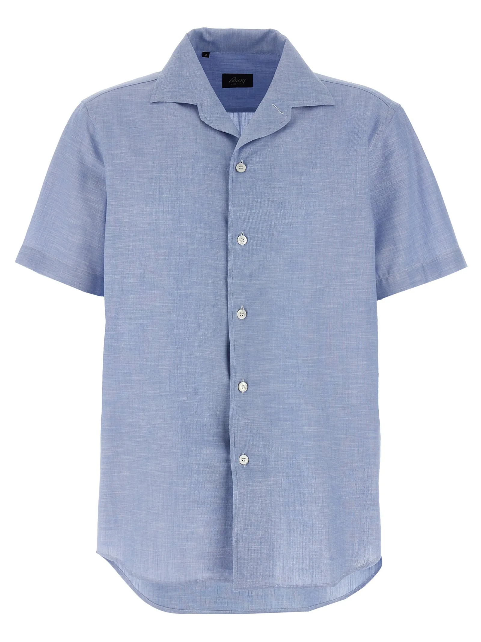 Cotton Shirt Camicie Celeste