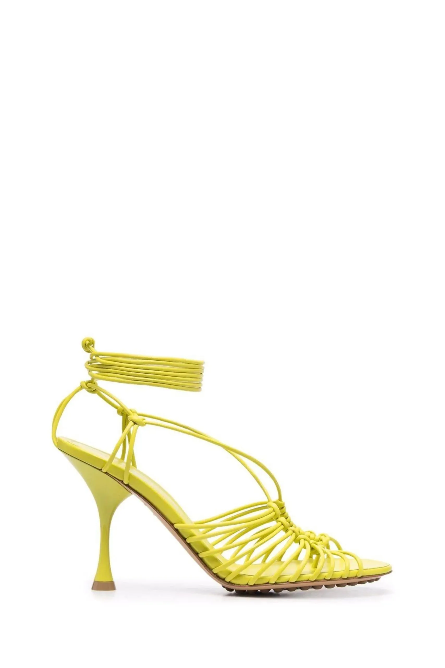 Sandali Dot in Pelle Verde