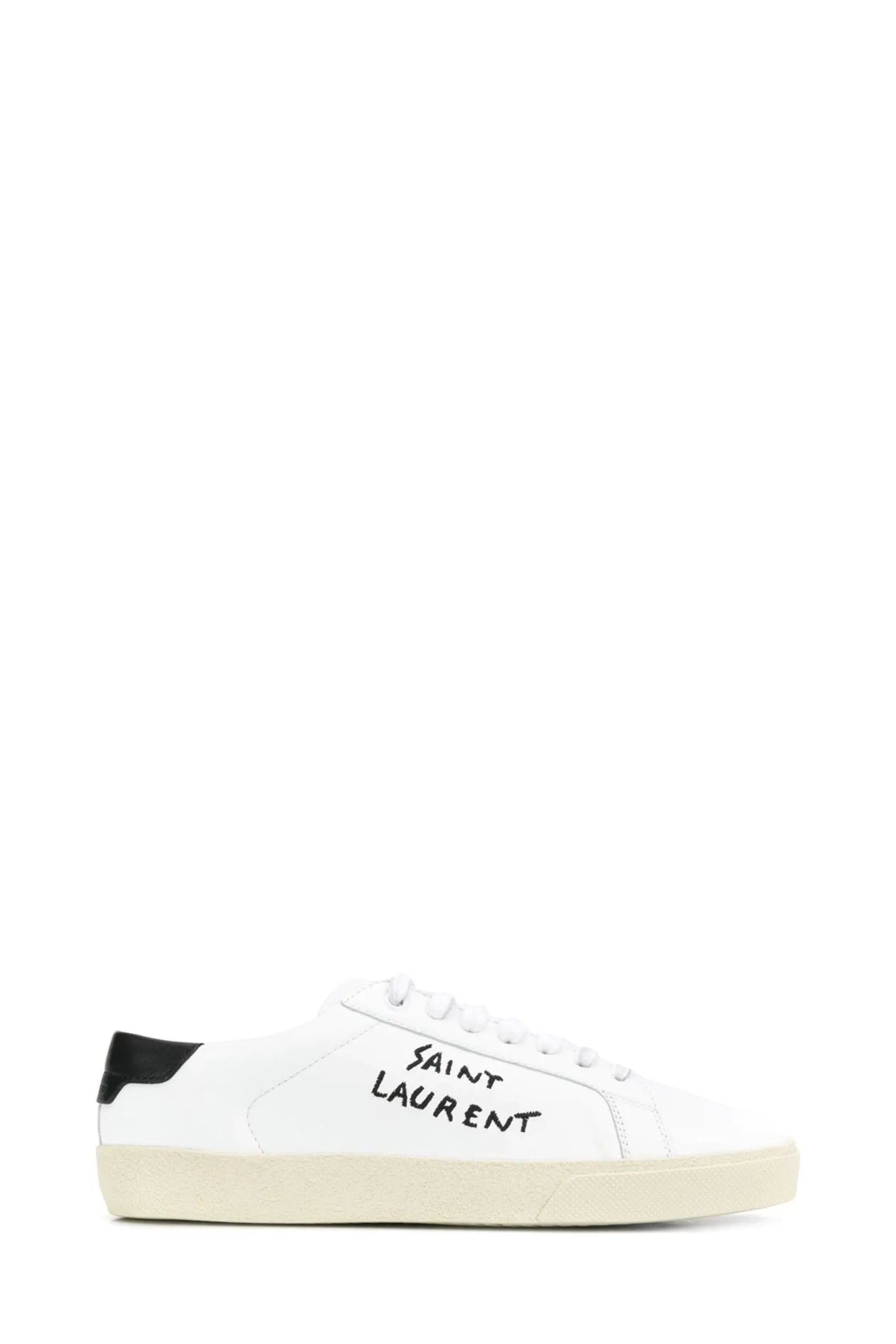 Sneaker Court SL/06 Bianca con Ricamo