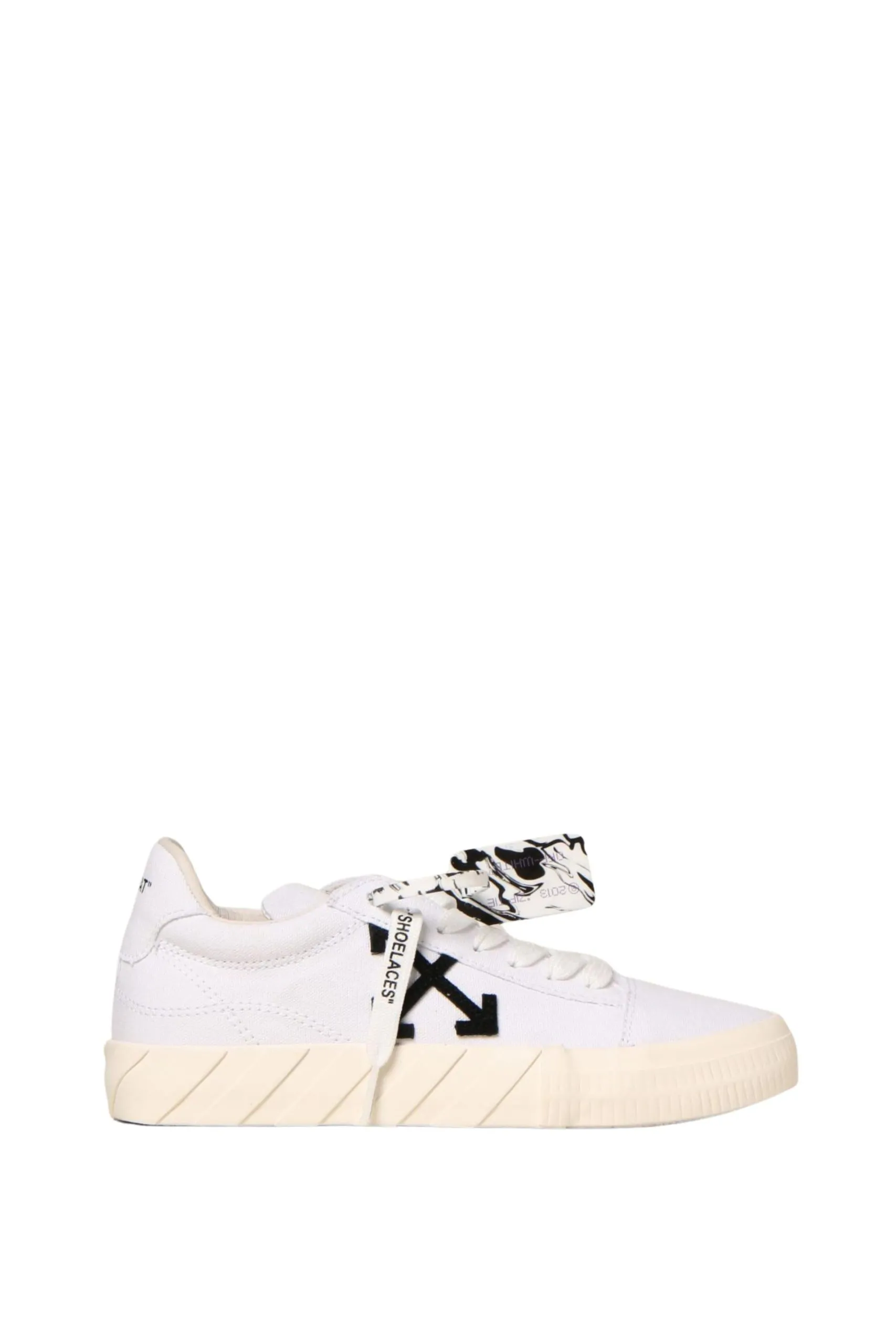 Sneaker Low Vulcanized Bianche