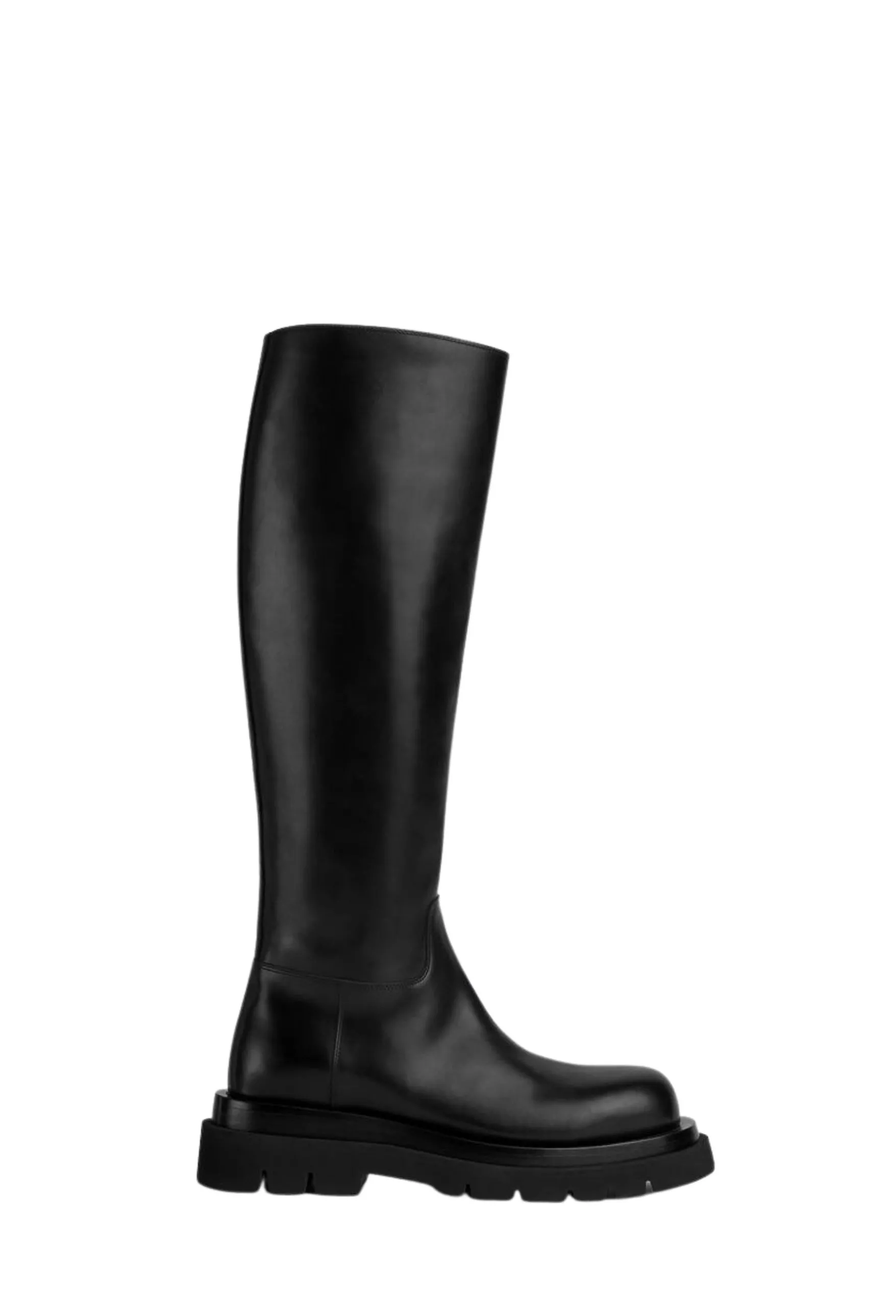 Stivale Alto Lug in Pelle Nera