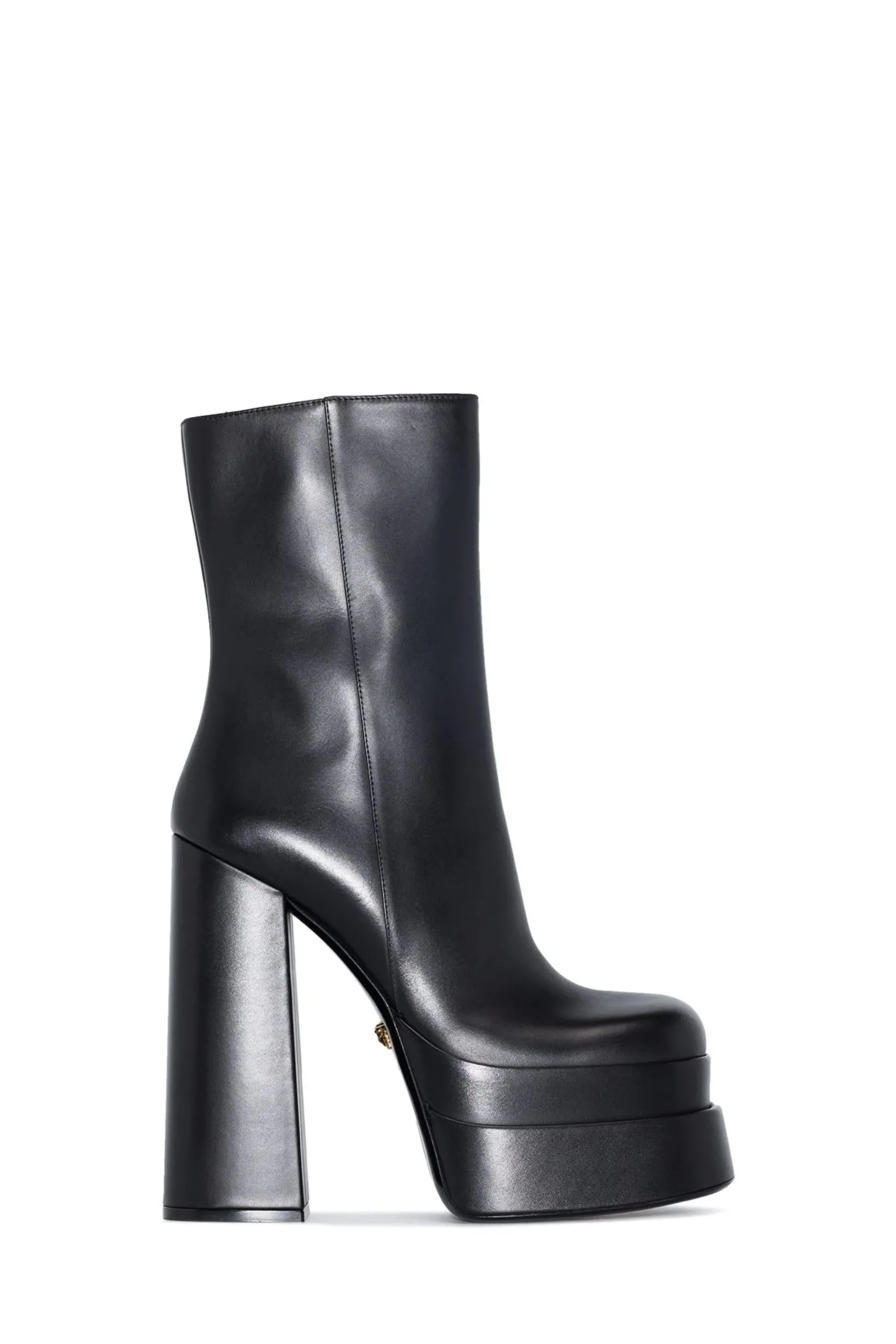 Stivaletto Aevitas Platform in Pelle Nero