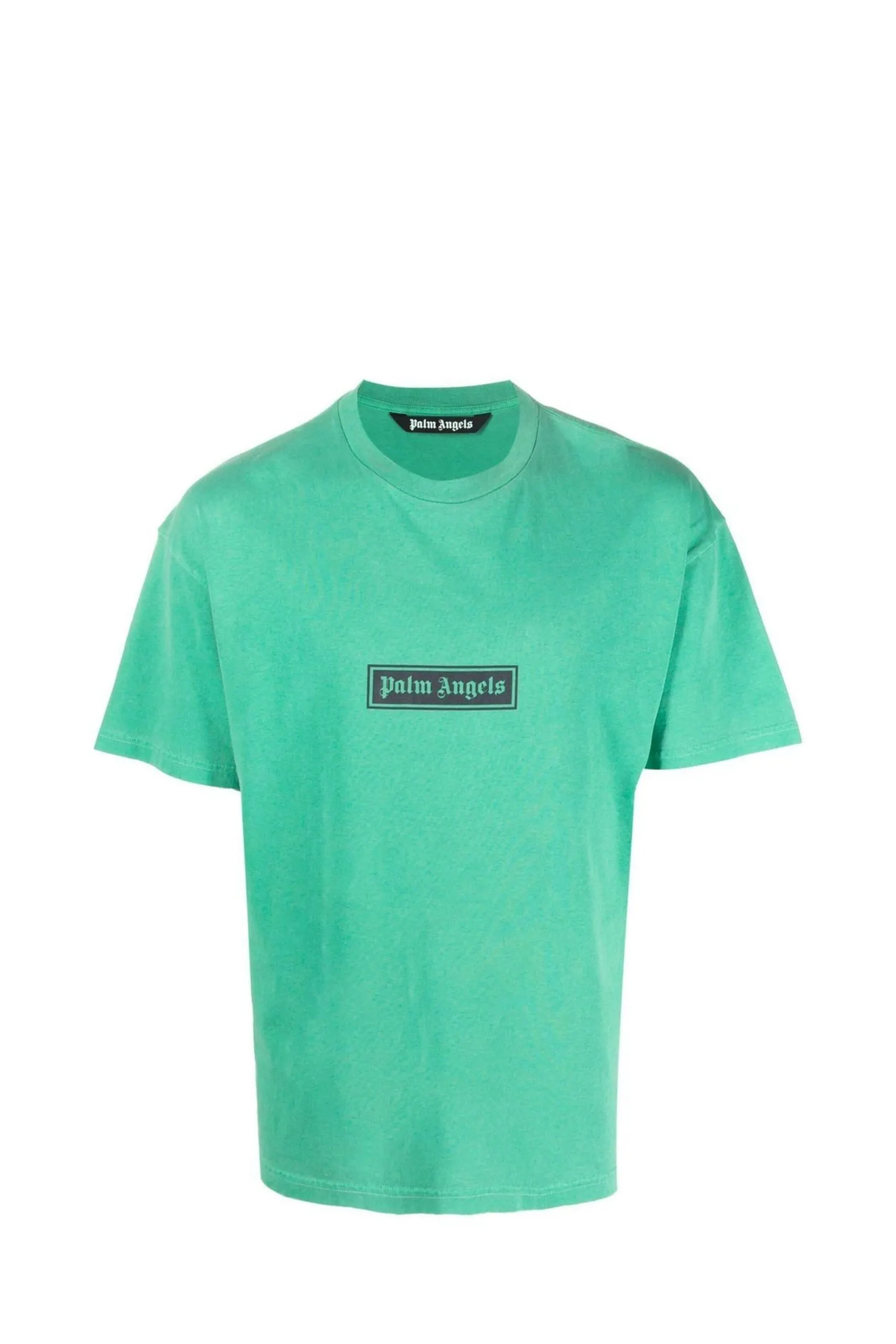 T-shirt in Cotone Verde con Logo