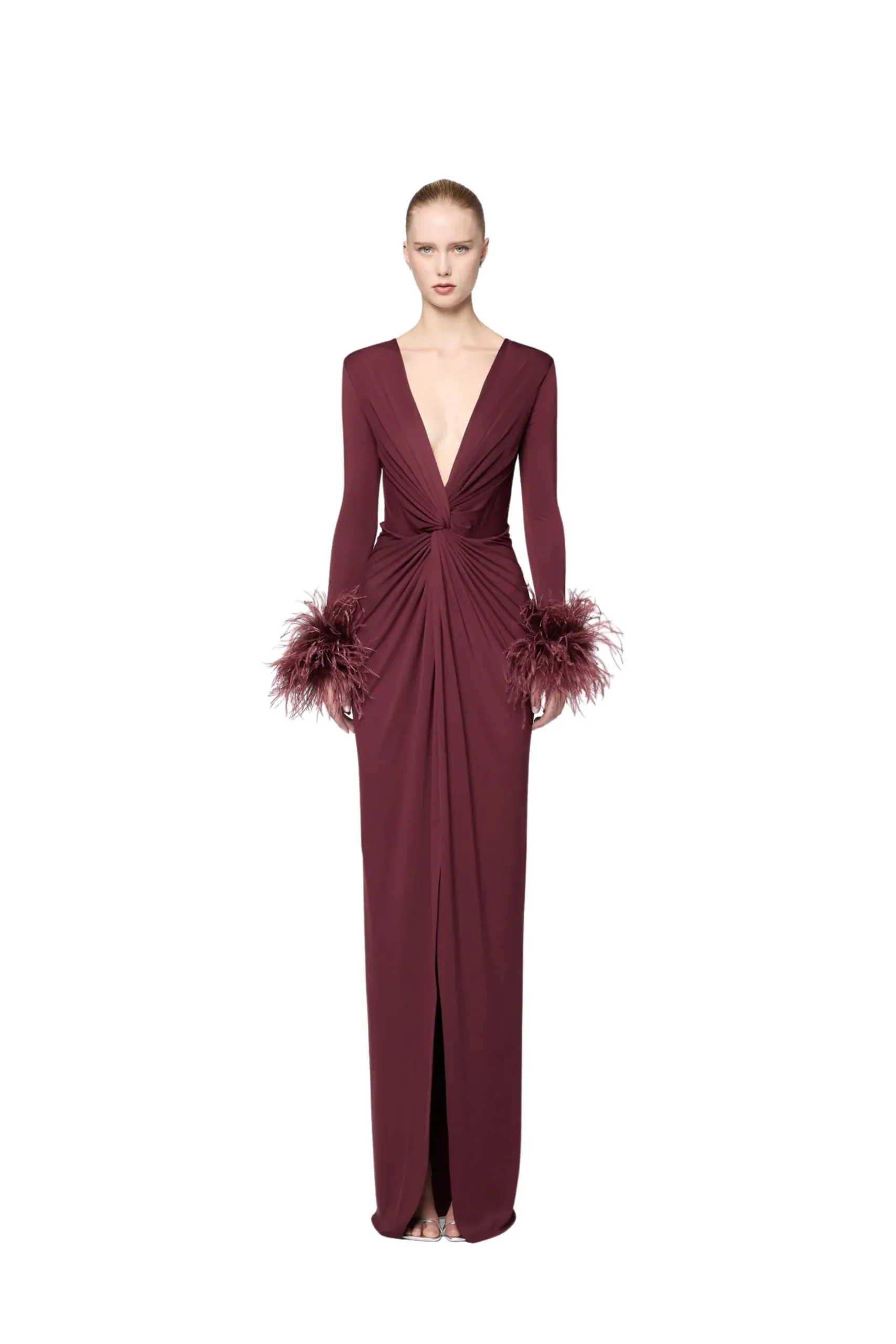Abito Amber Ares Bordeaux