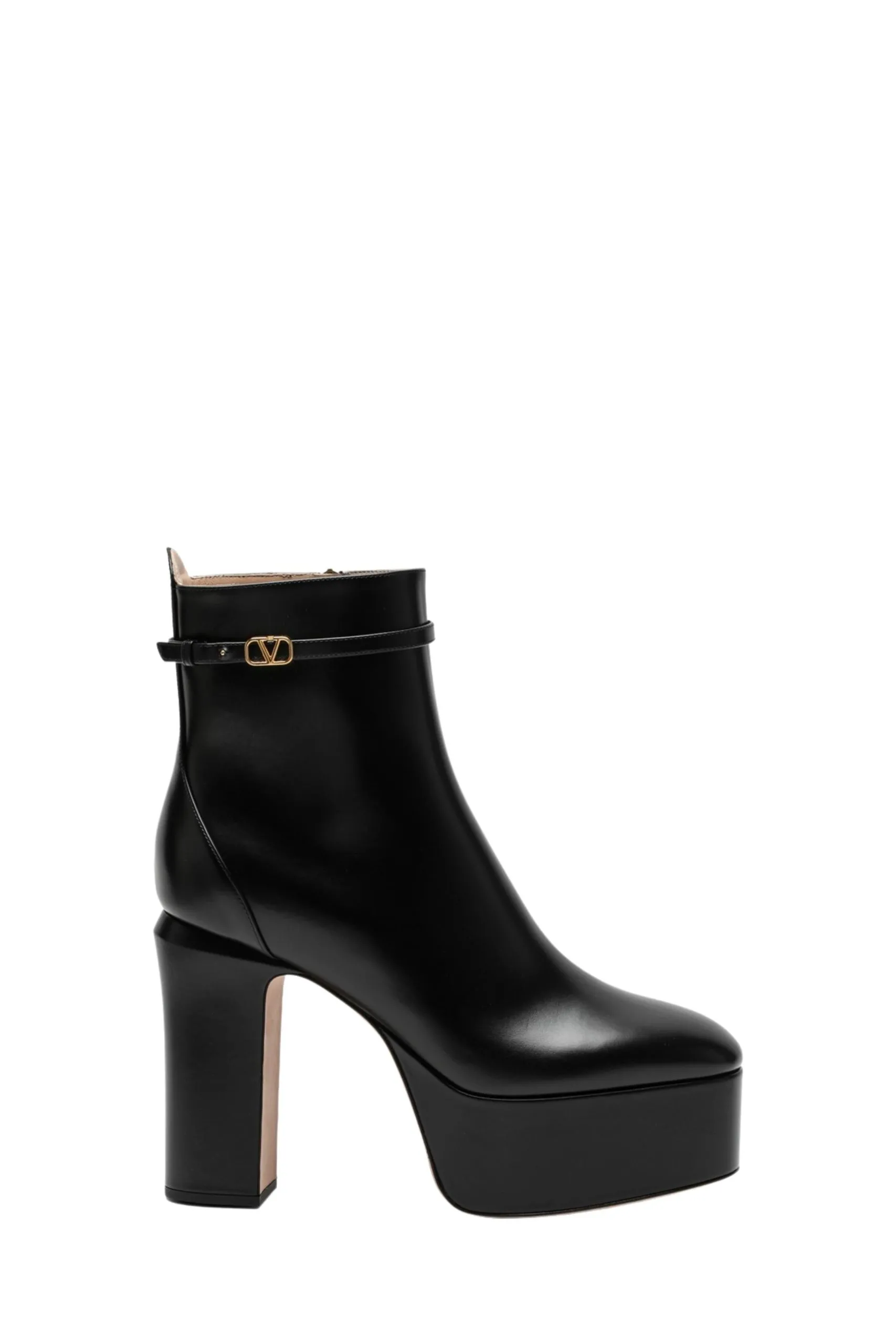 Tronchetto Nero in Pelle