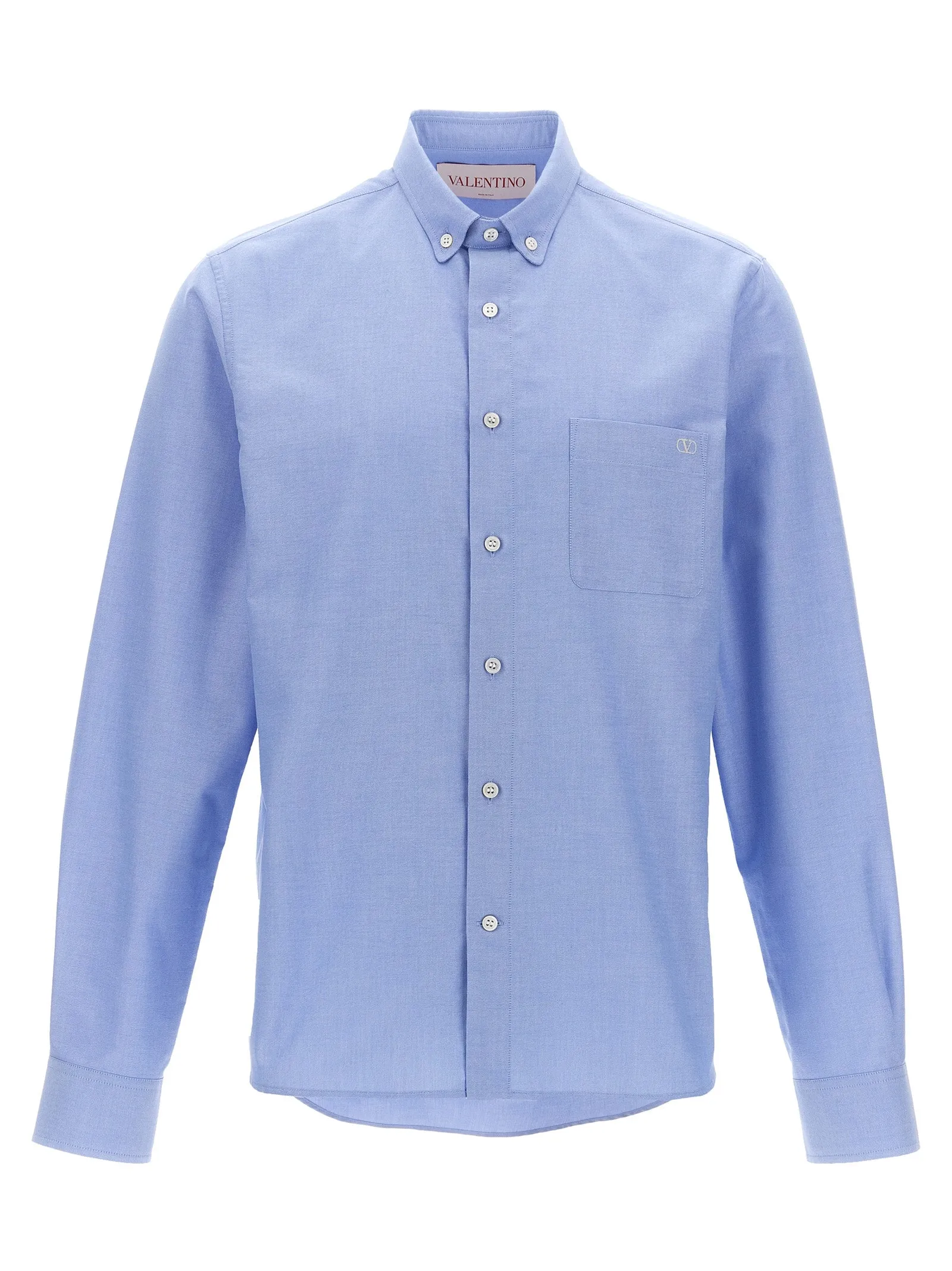 Valentino Garavani Button Down Shirt Camicie Celeste