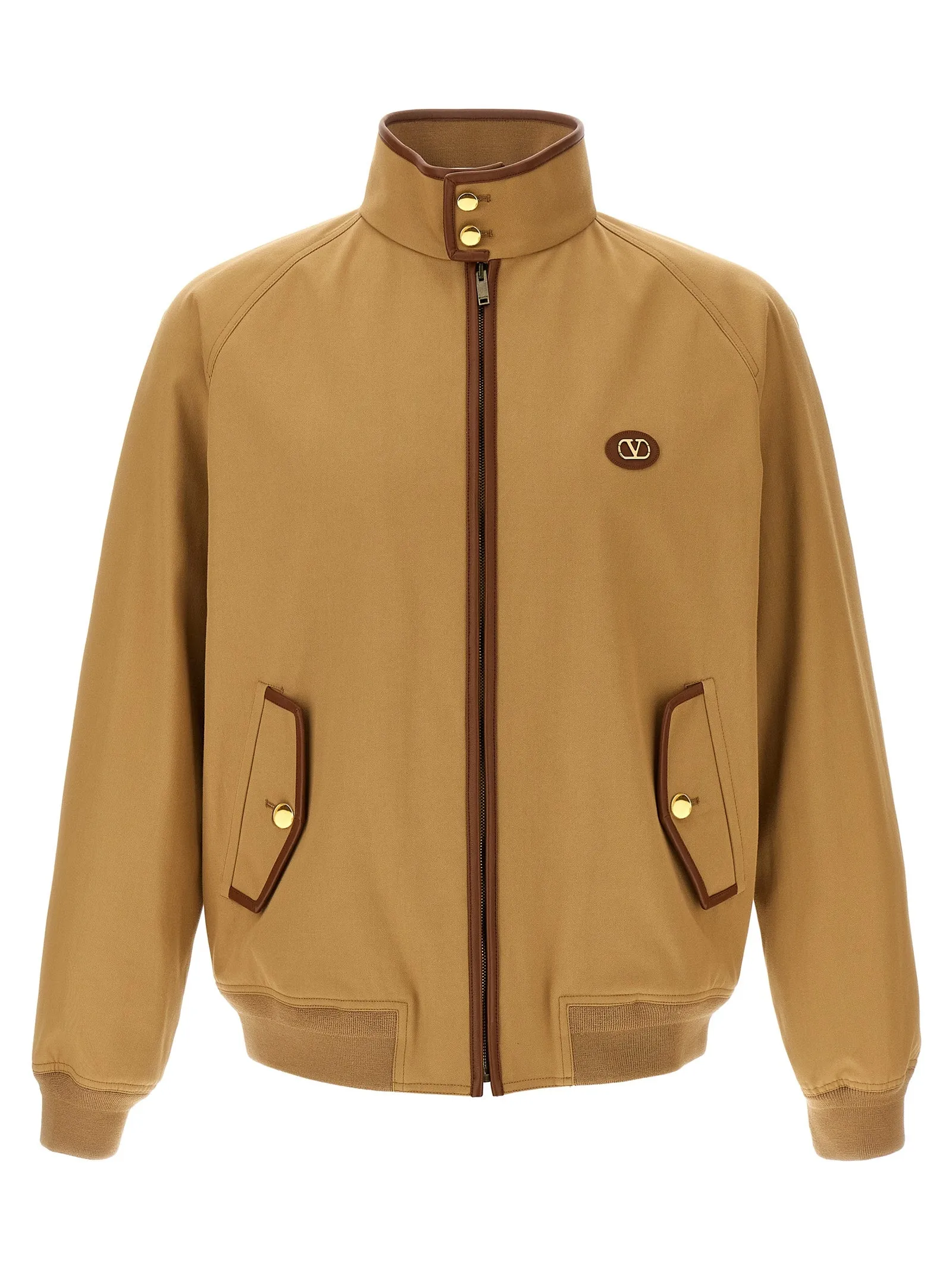 Vlogo Puffer Jackets Beige