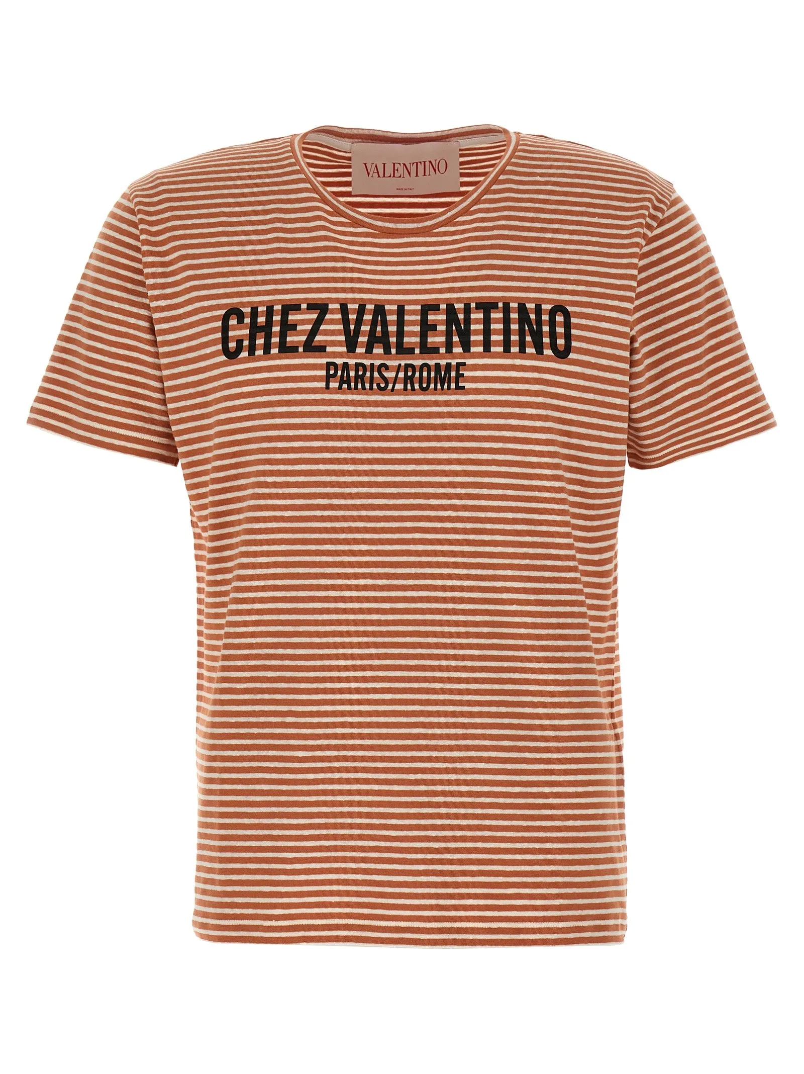 Chez Valentino T Shirt Arancione