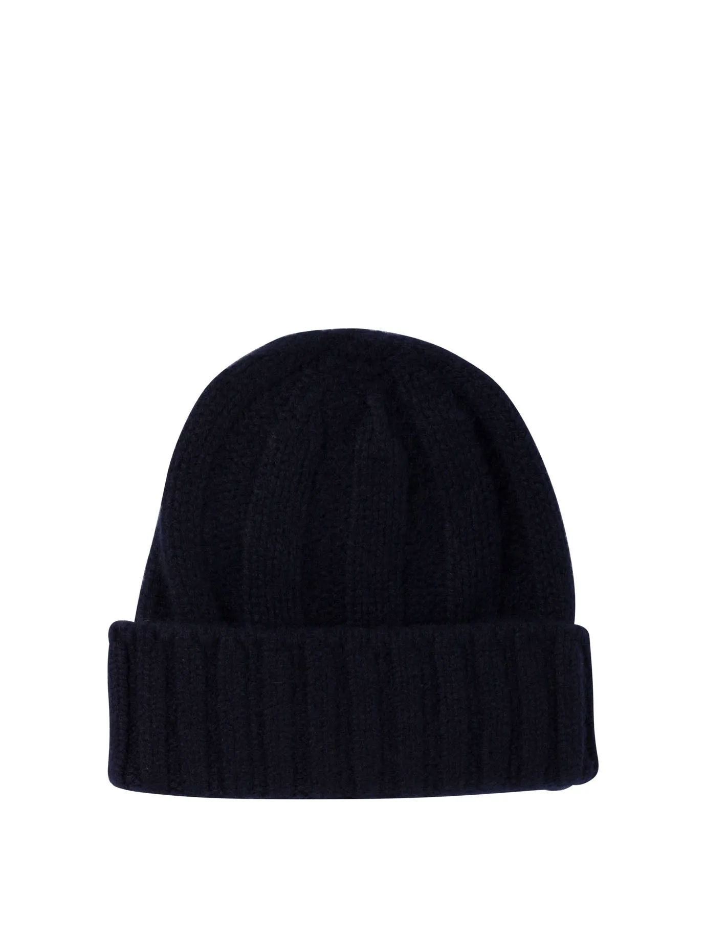 Ribbed Cashmere Beanie Cappelli Blu