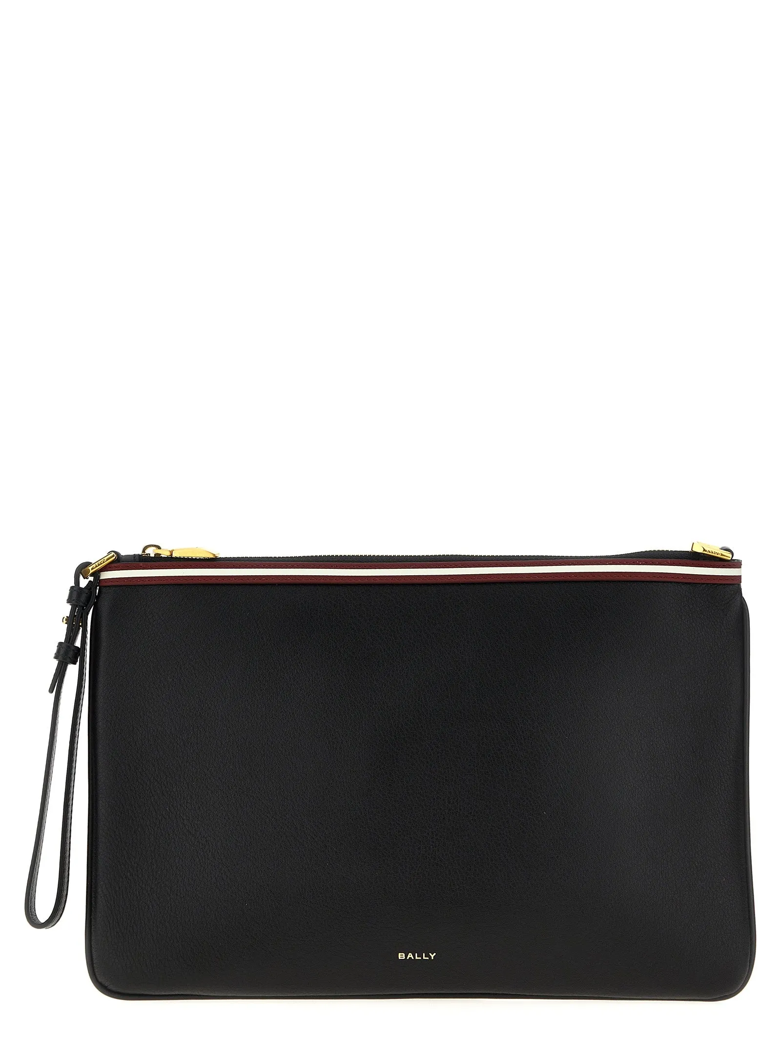 Code Wristlet Clutch Nero
