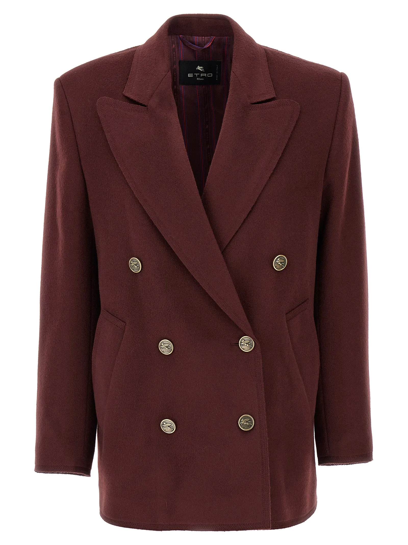 Double-Breasted Blazer Blazers Bordeaux