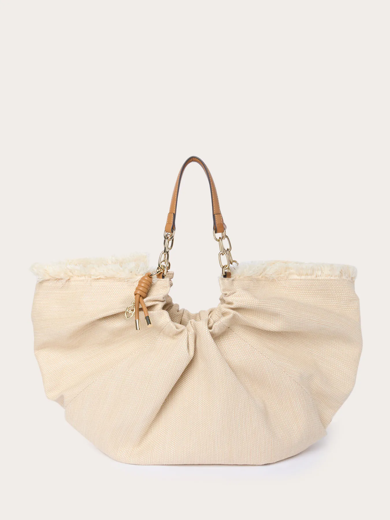 Circle bag in stuoia