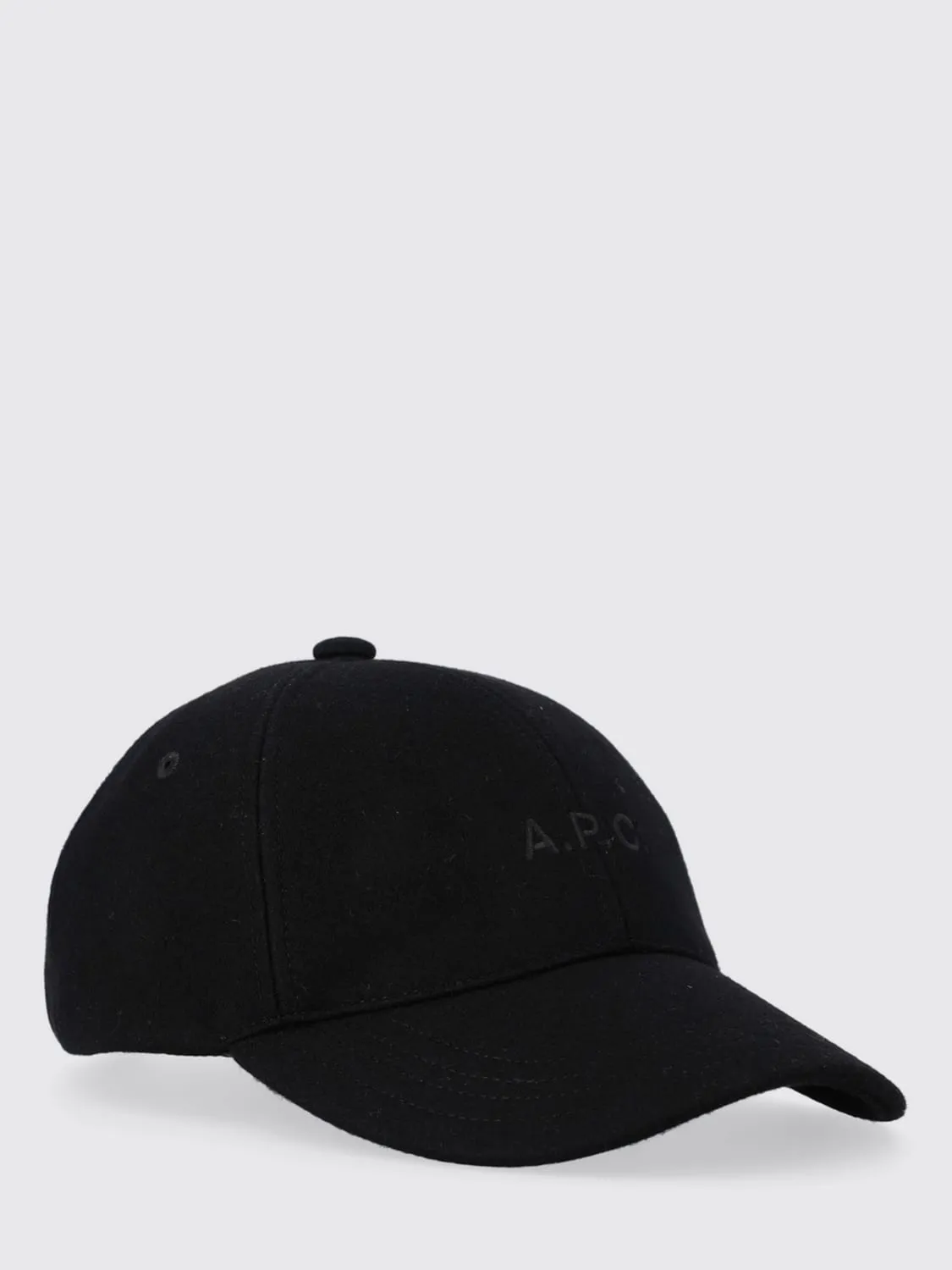 Cappello da baseball in lana con logo A.P.C.