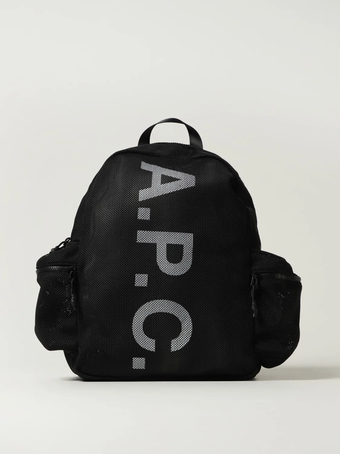 Zaino A.P.C. in nylon a rete e mesh