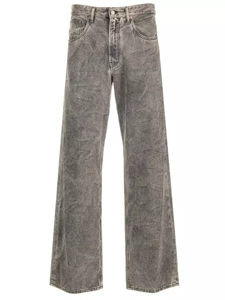 Mm6 Maison Margiela Uomo Jeans effetto stropicciato
