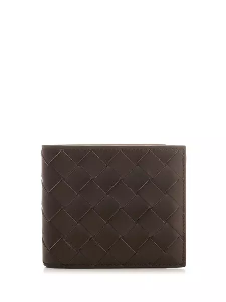 Bottega Veneta Uomo Bi-fold wallet intrecciato taurillon