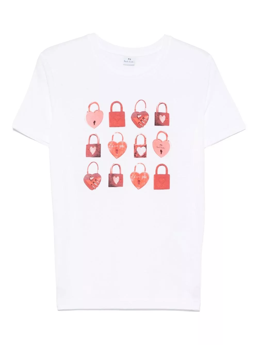 T-shirt padlock in cotone di Ps paul smith