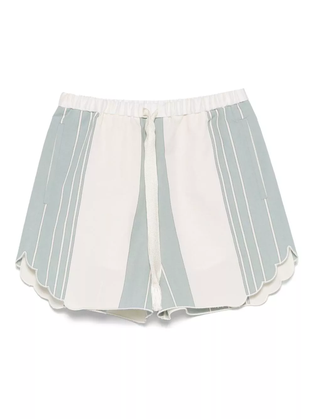 Shorts rigati in misto lino di Forte forte