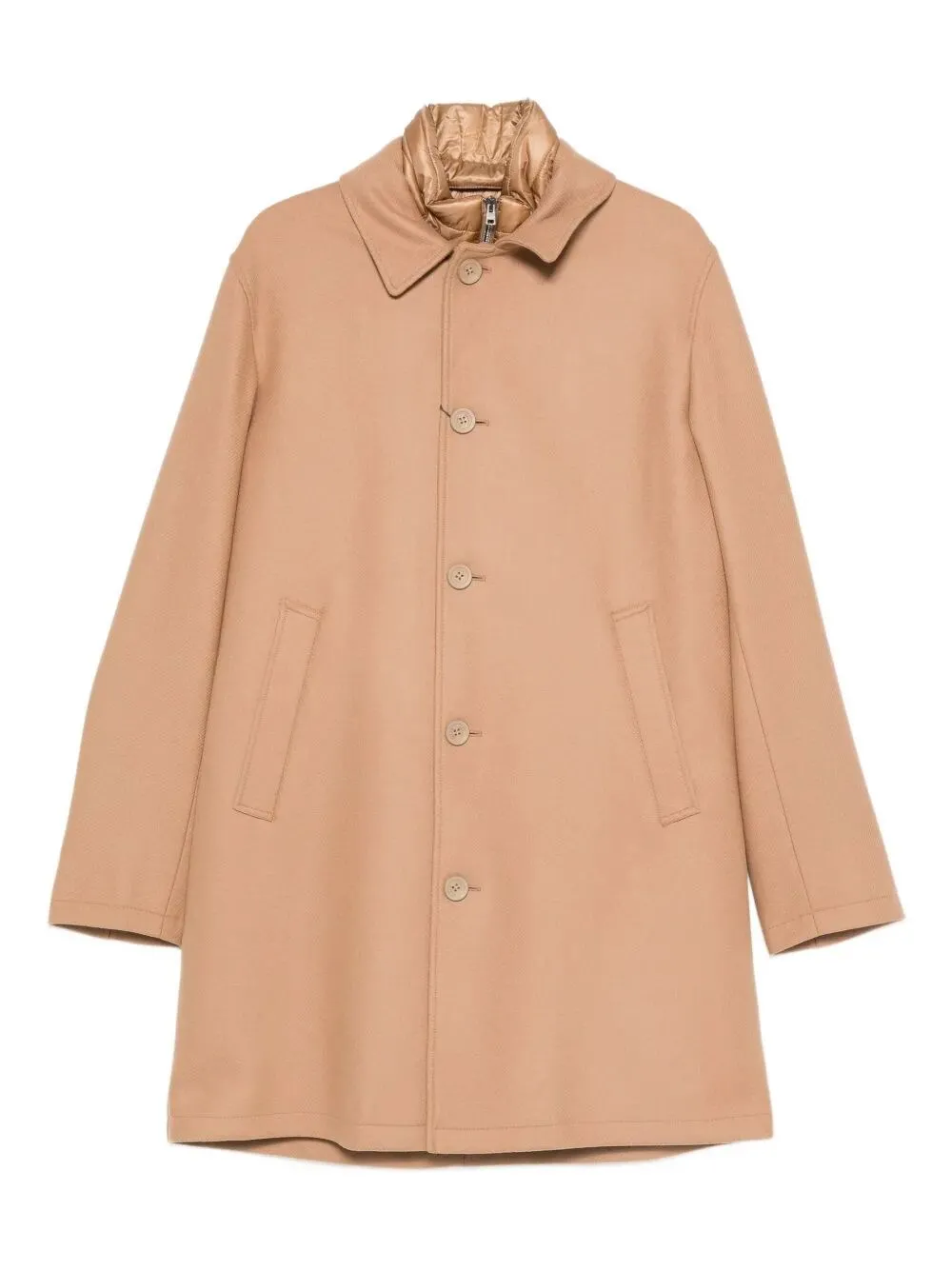 CAPPOTTO MONOPETTO CON IMBOTTITURA